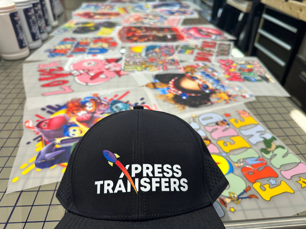 DTF transfer applied to apparel