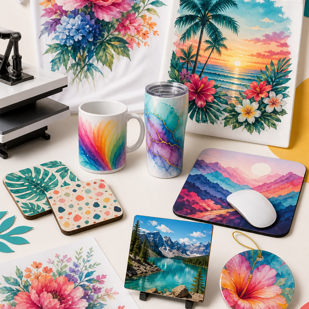 Sublimation transfer on polyester apparel