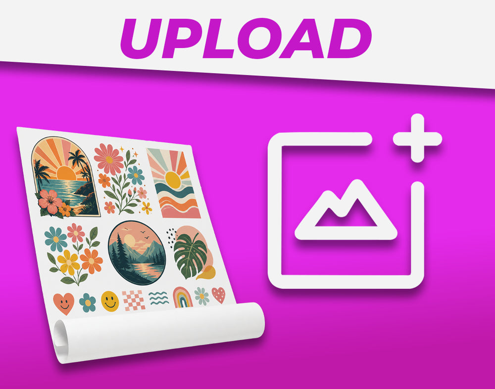 Uploaded custom sublimation transfer sheet