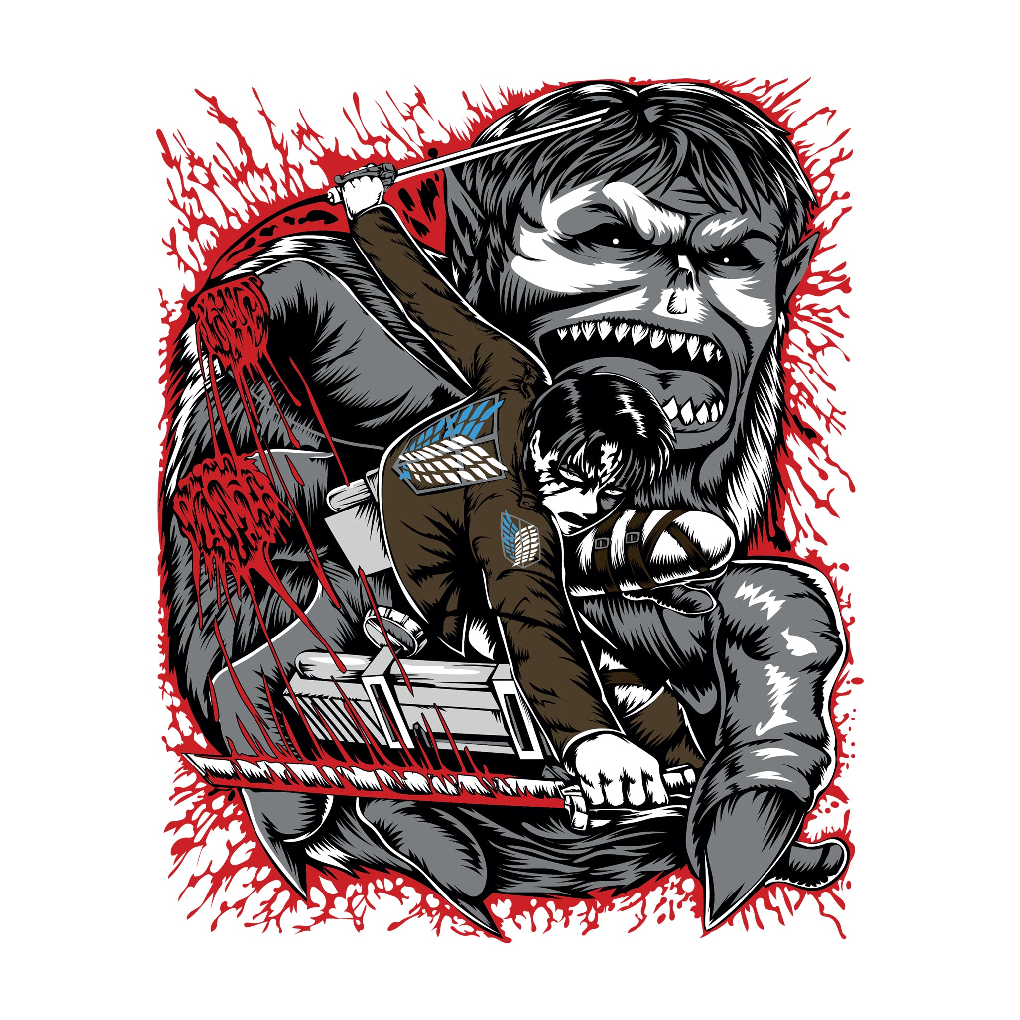 Eren Jaeger vs Beast Titan