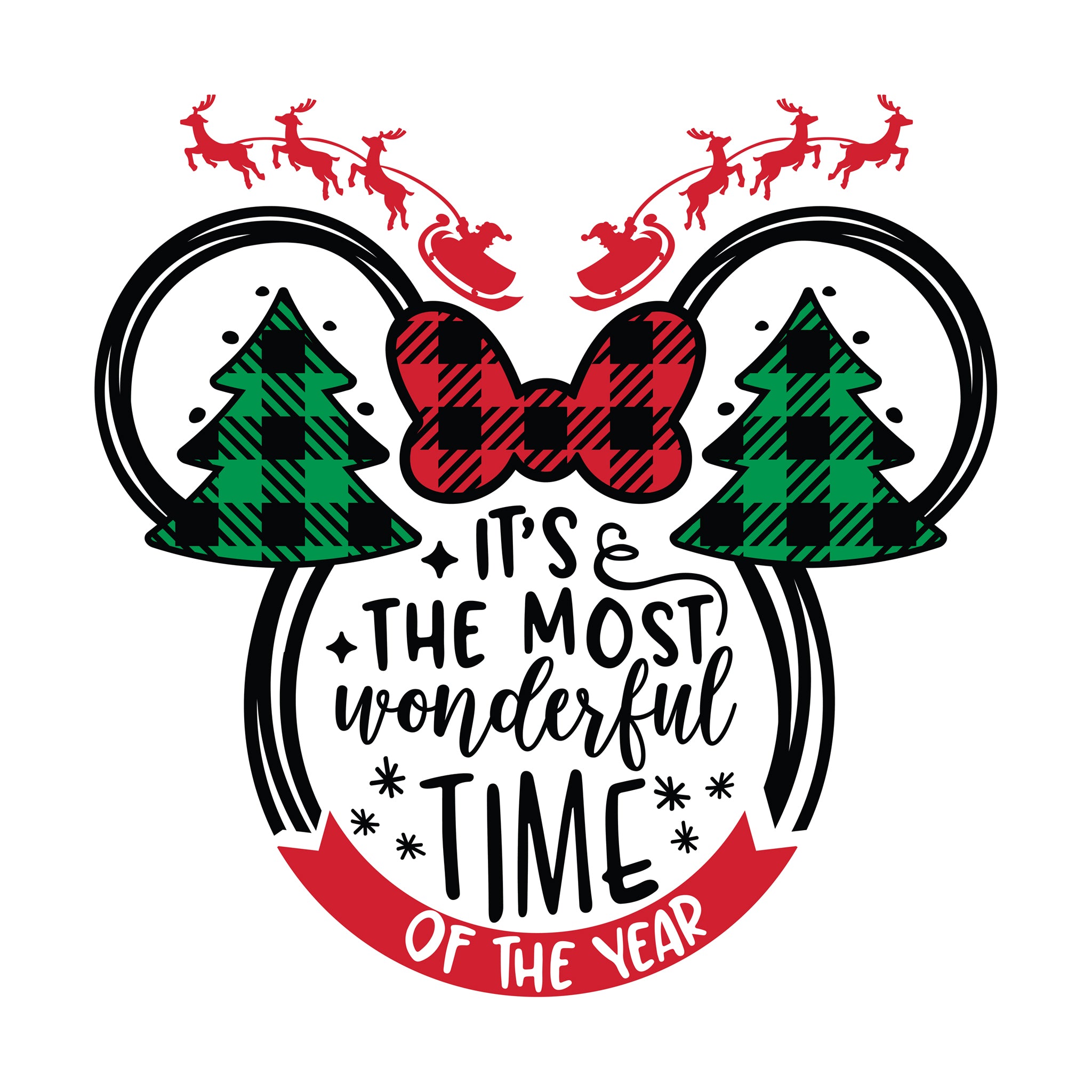 It's The Most Wonderful Time Minnie Head
