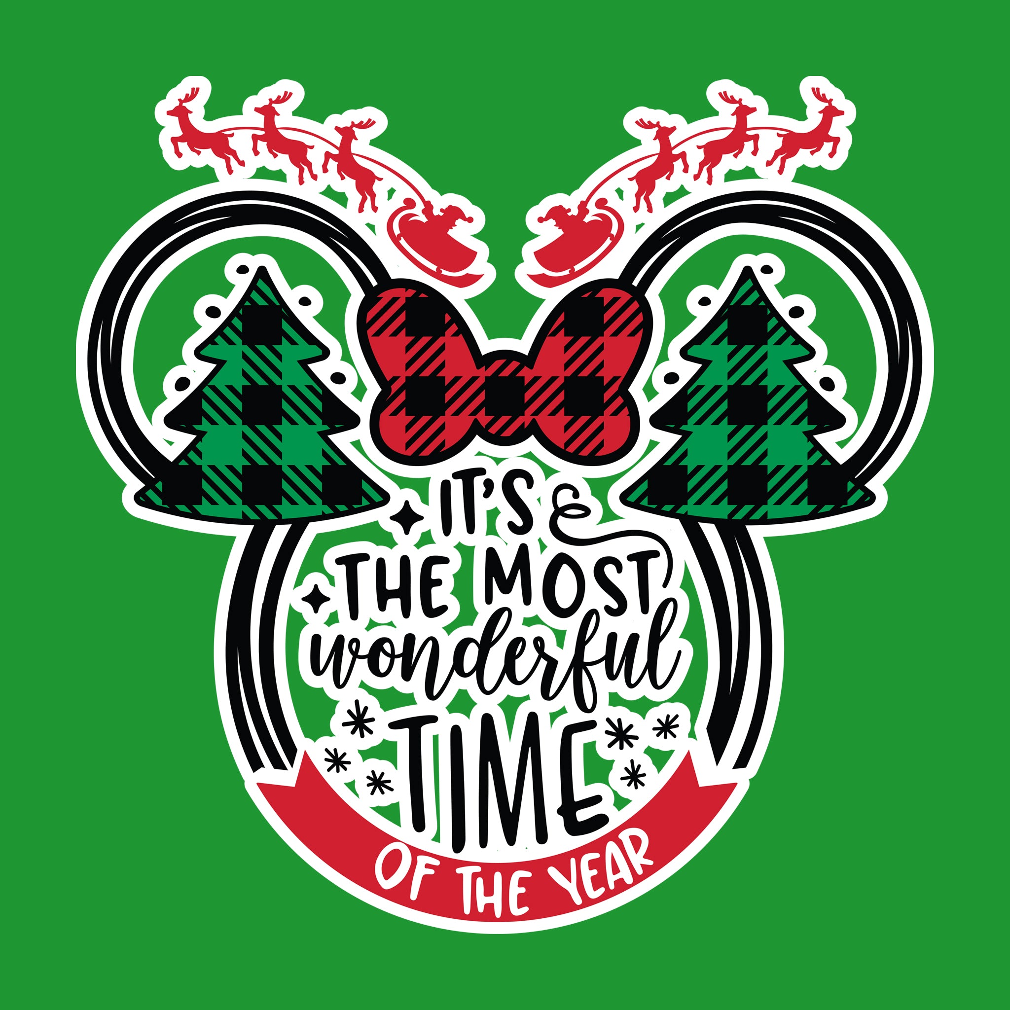 It's The Most Wonderful Time Minnie Head