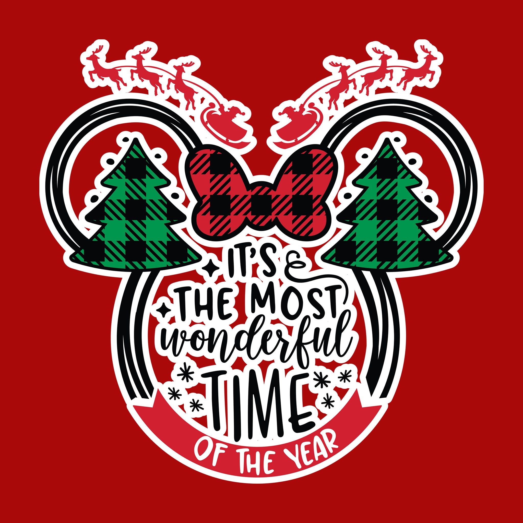 It's The Most Wonderful Time Minnie Head