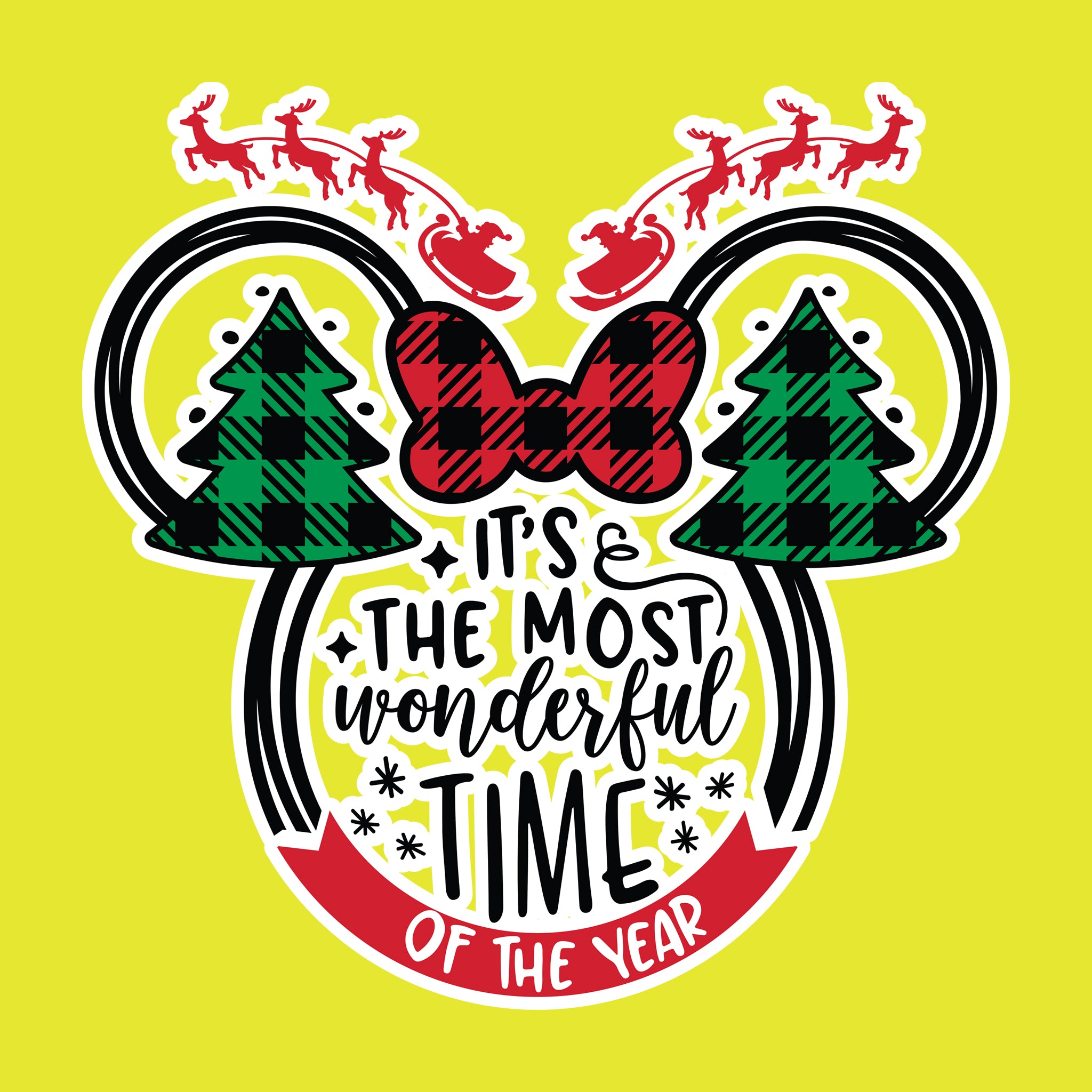 It's The Most Wonderful Time Minnie Head