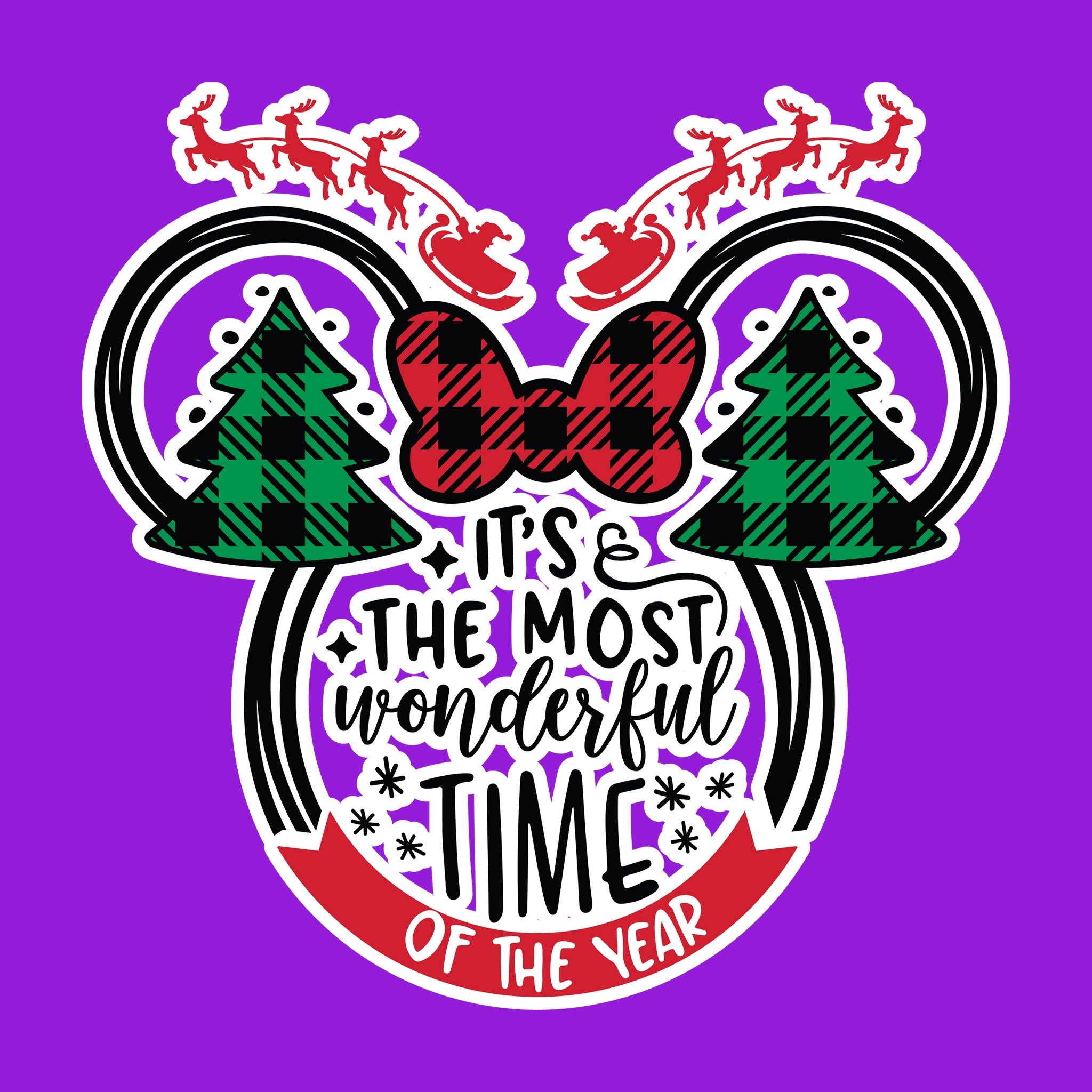It's The Most Wonderful Time Minnie Head