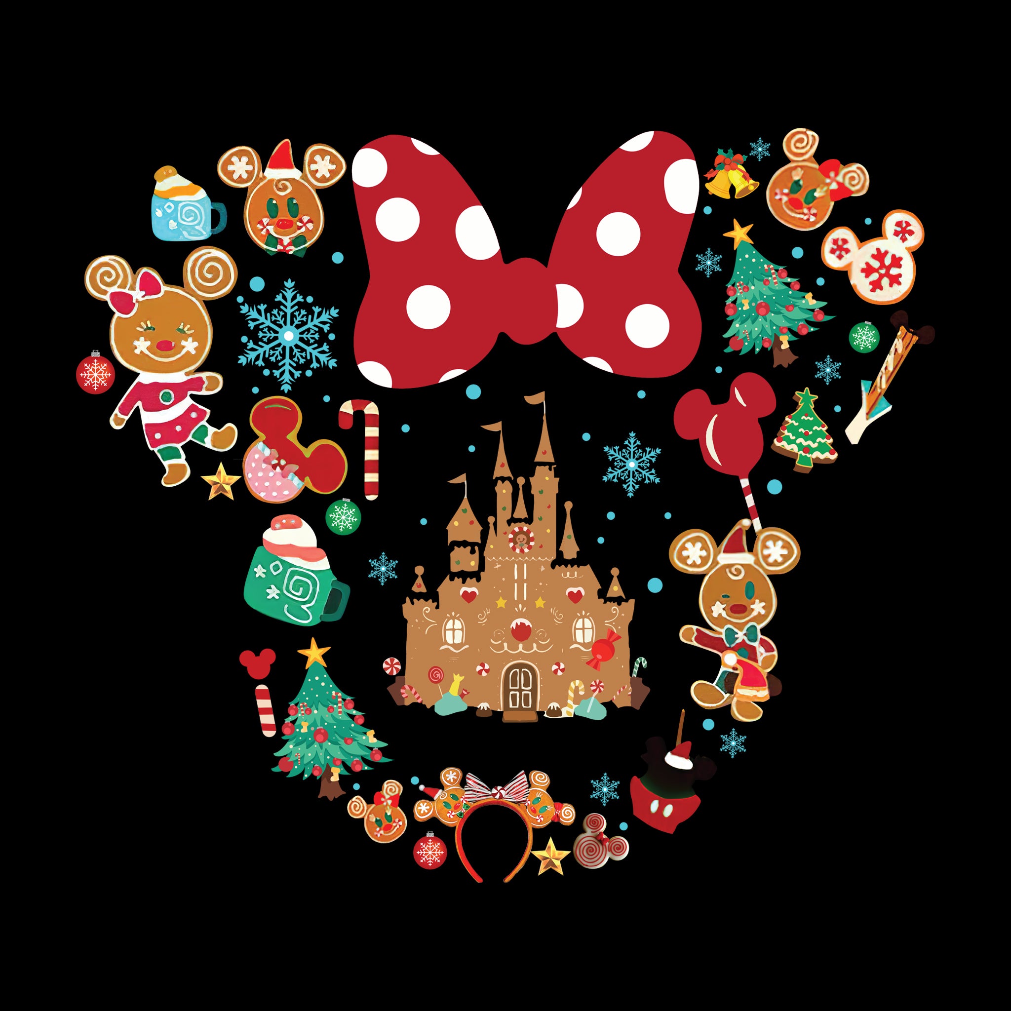 Gingerbread Minnie Castle