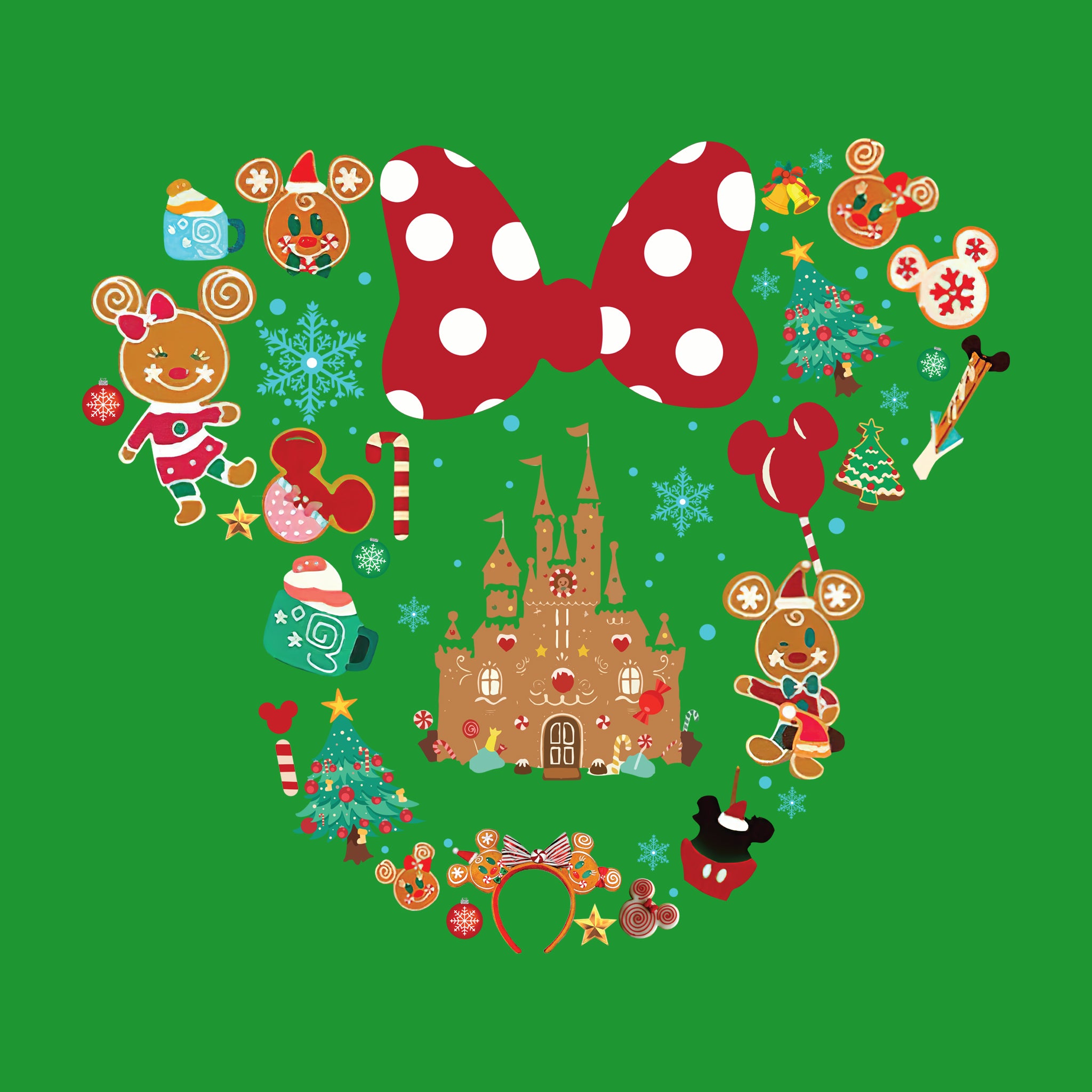 Gingerbread Minnie Castle