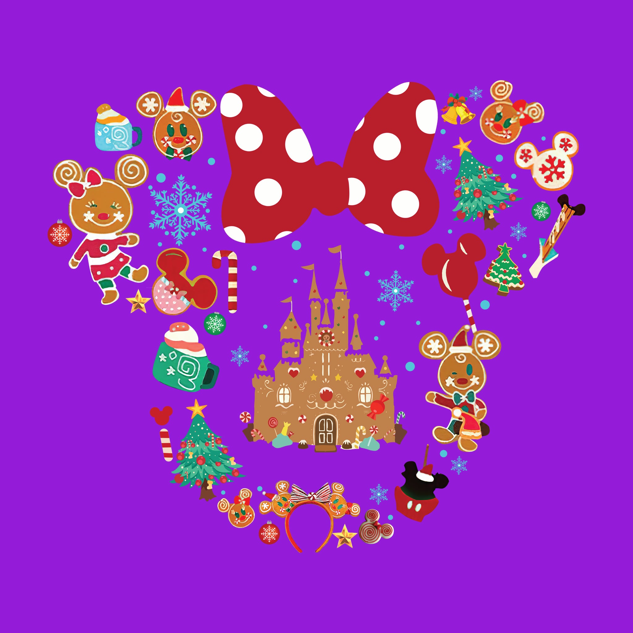 Gingerbread Minnie Castle