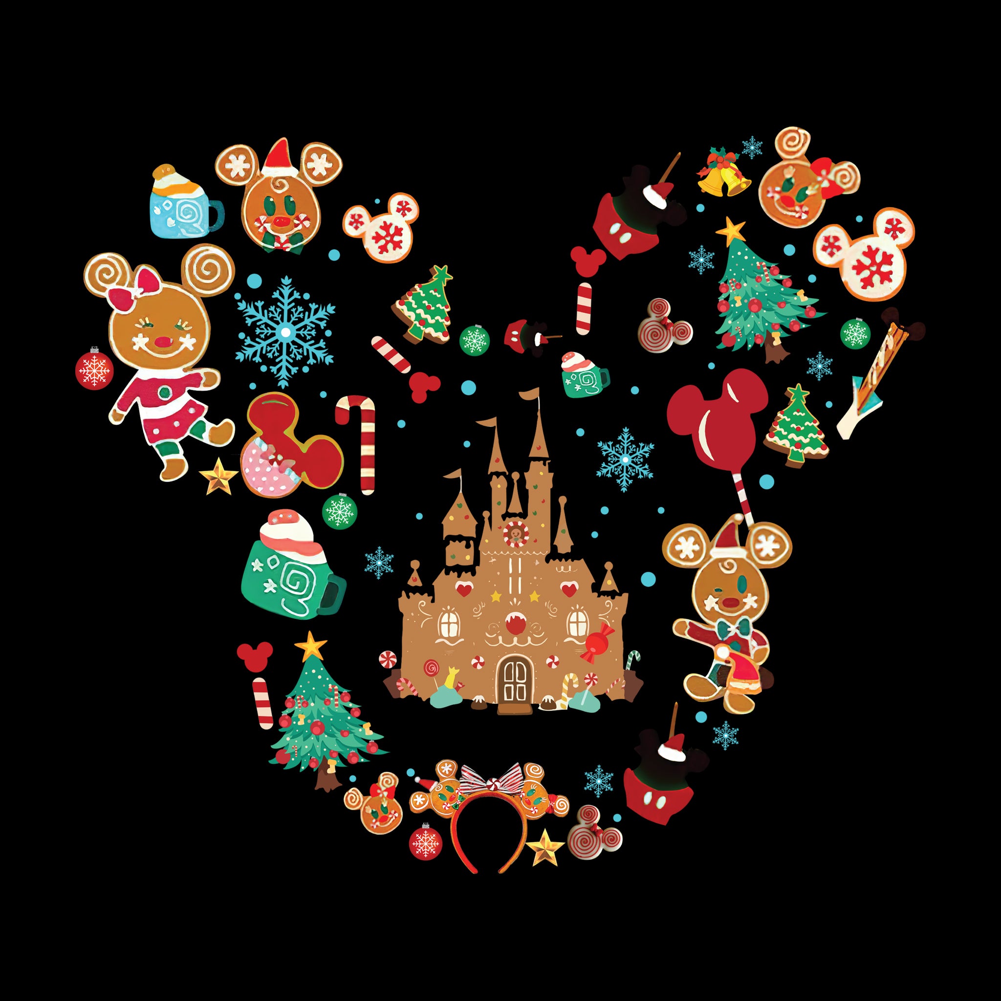 Gingerbread Mickey Castle