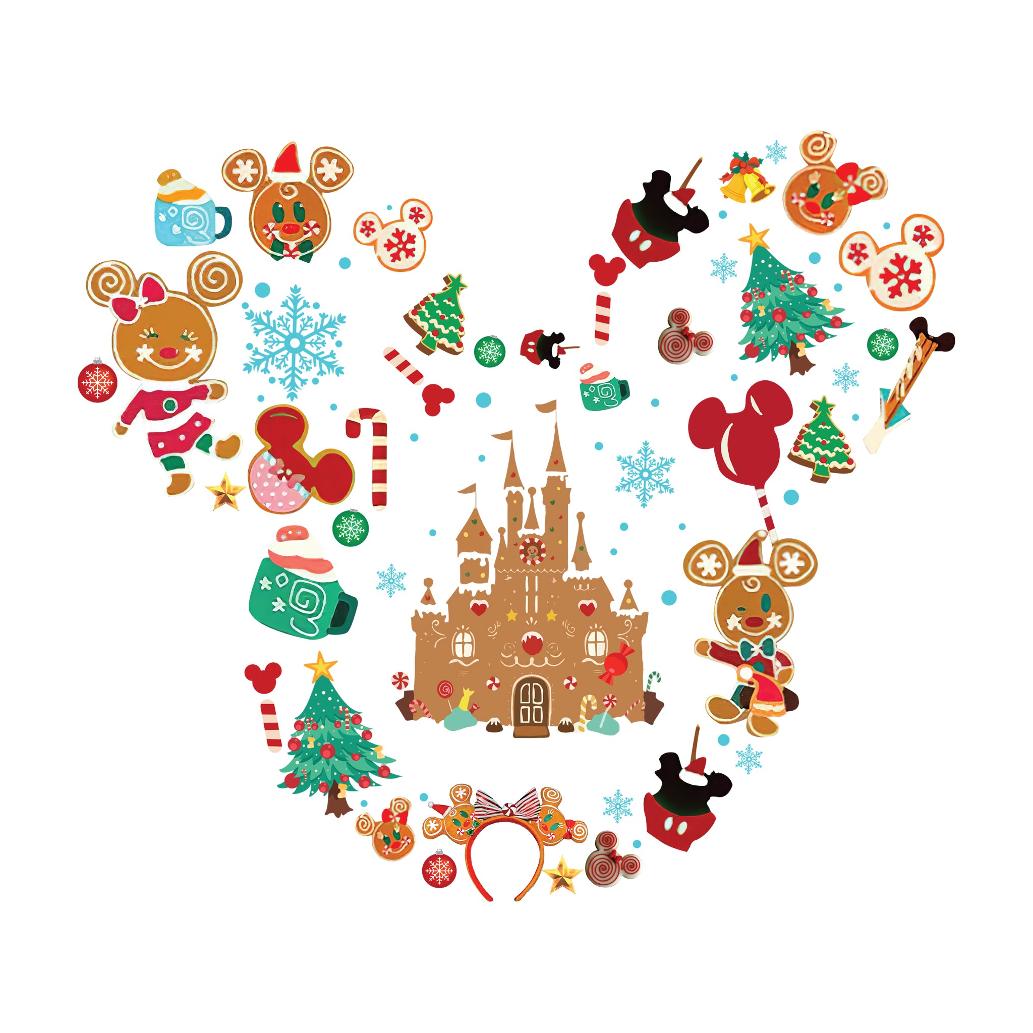 Gingerbread Mickey Castle
