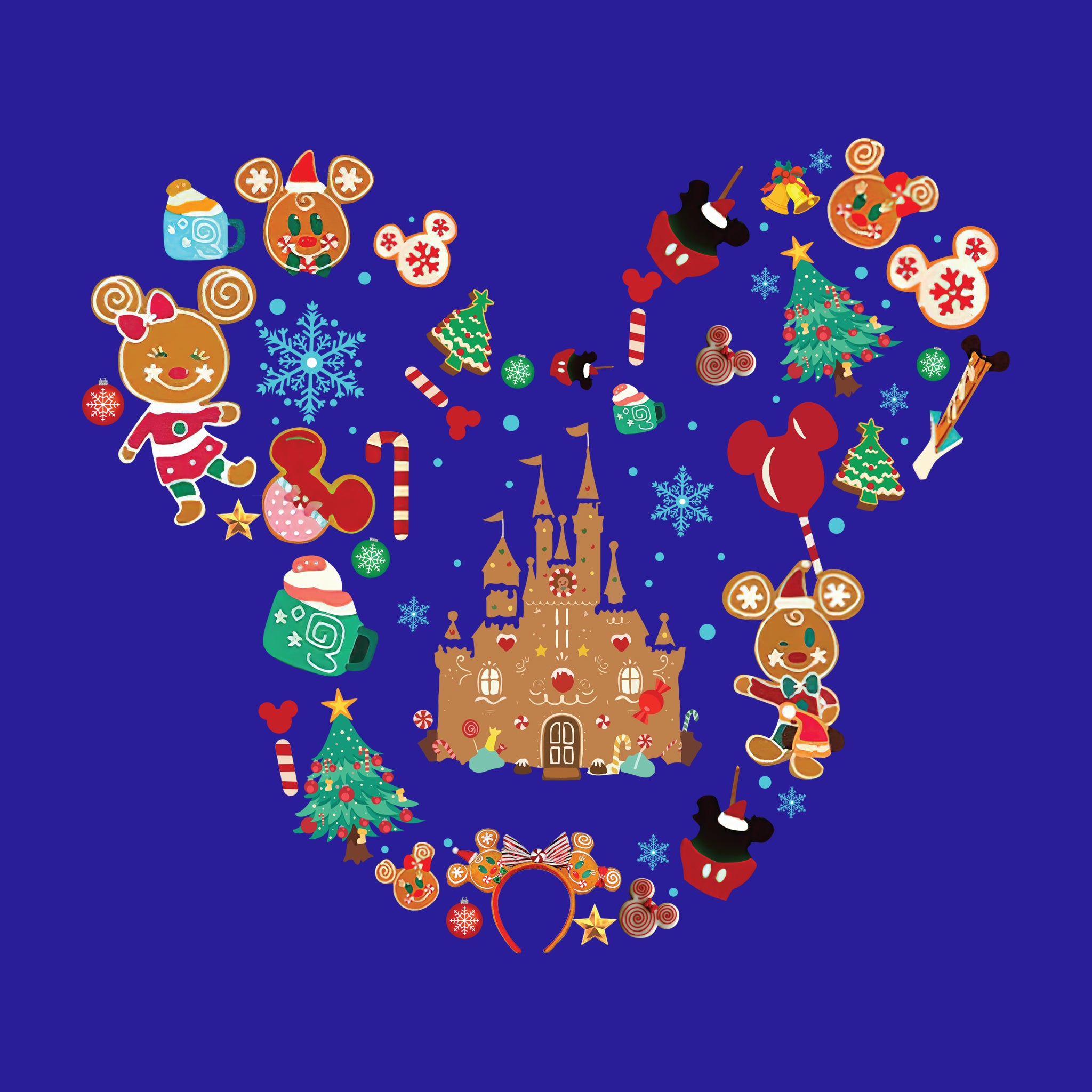 Gingerbread Mickey Castle