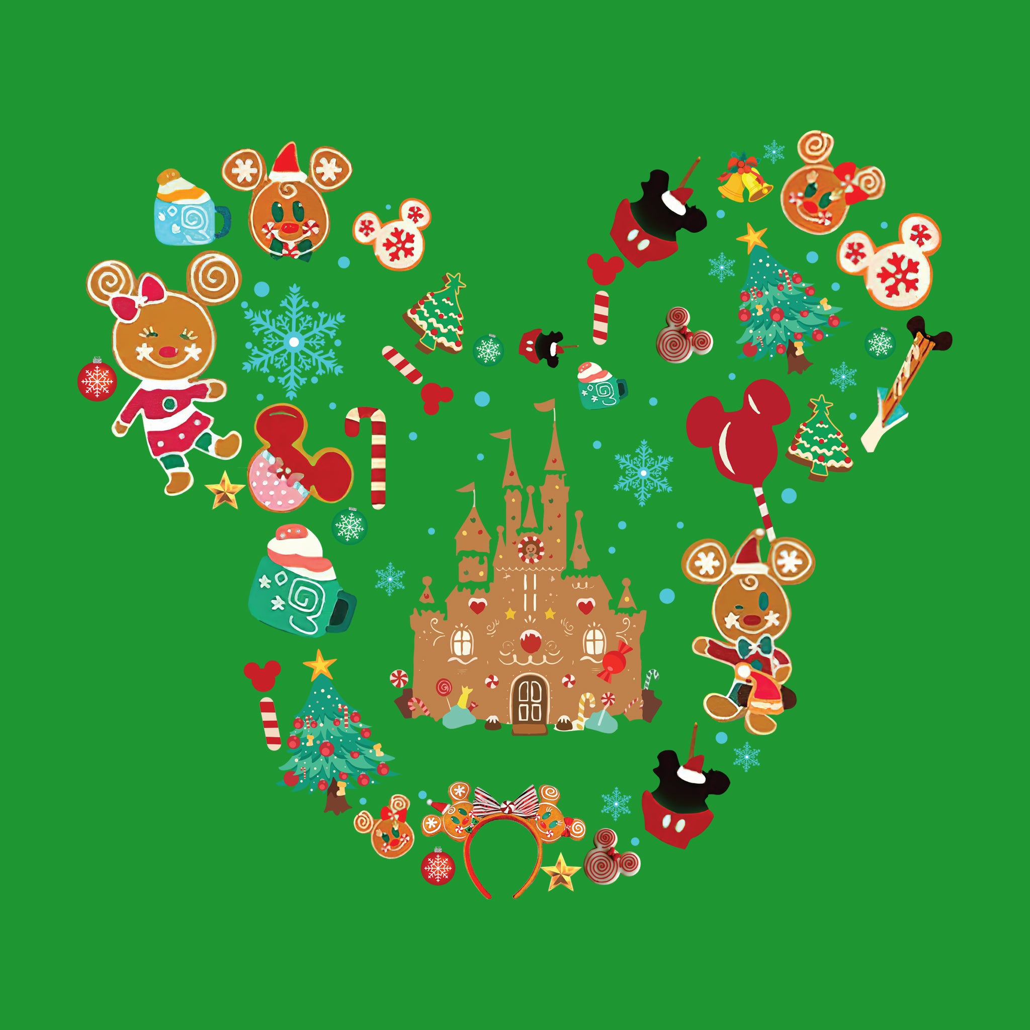 Gingerbread Mickey Castle