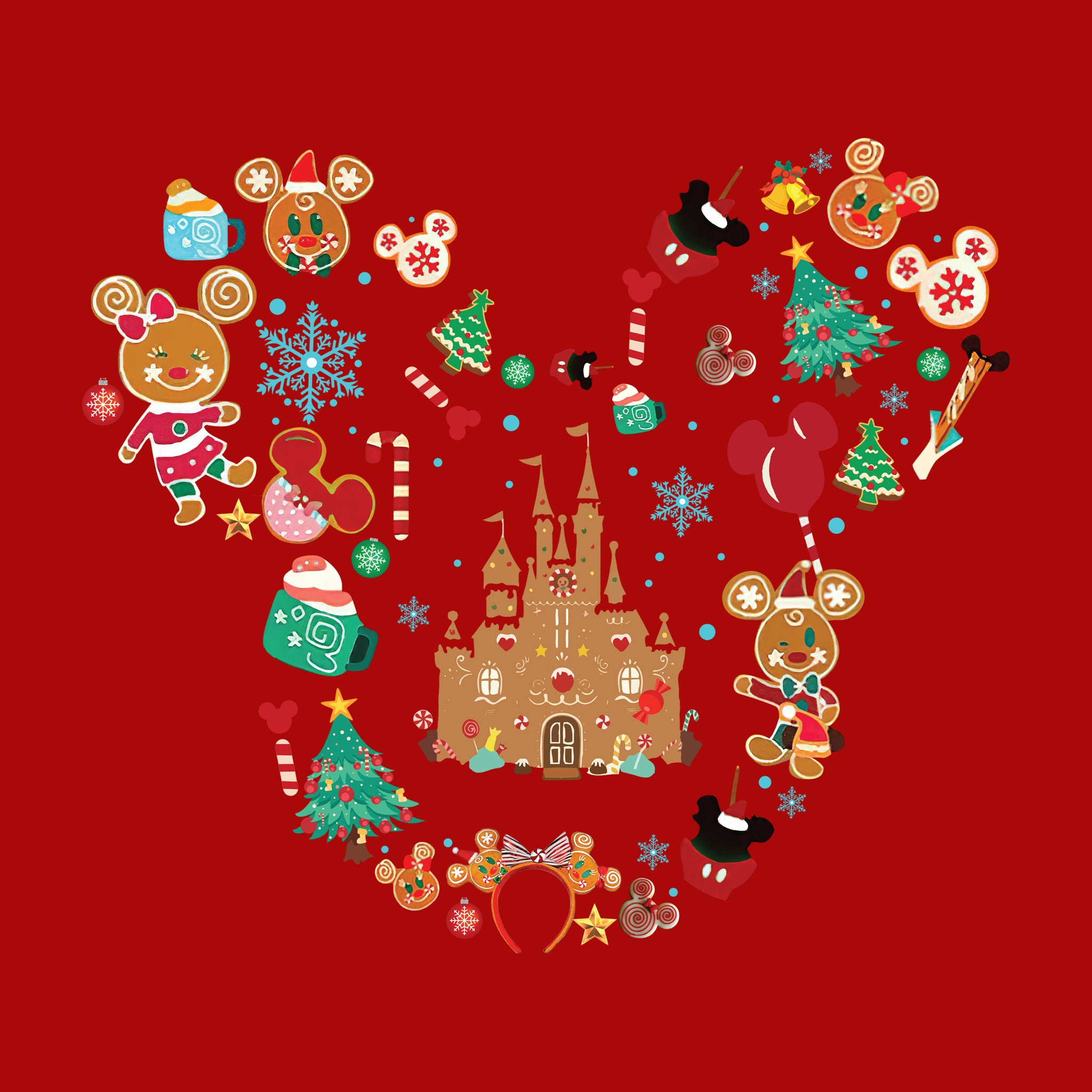 Gingerbread Mickey Castle
