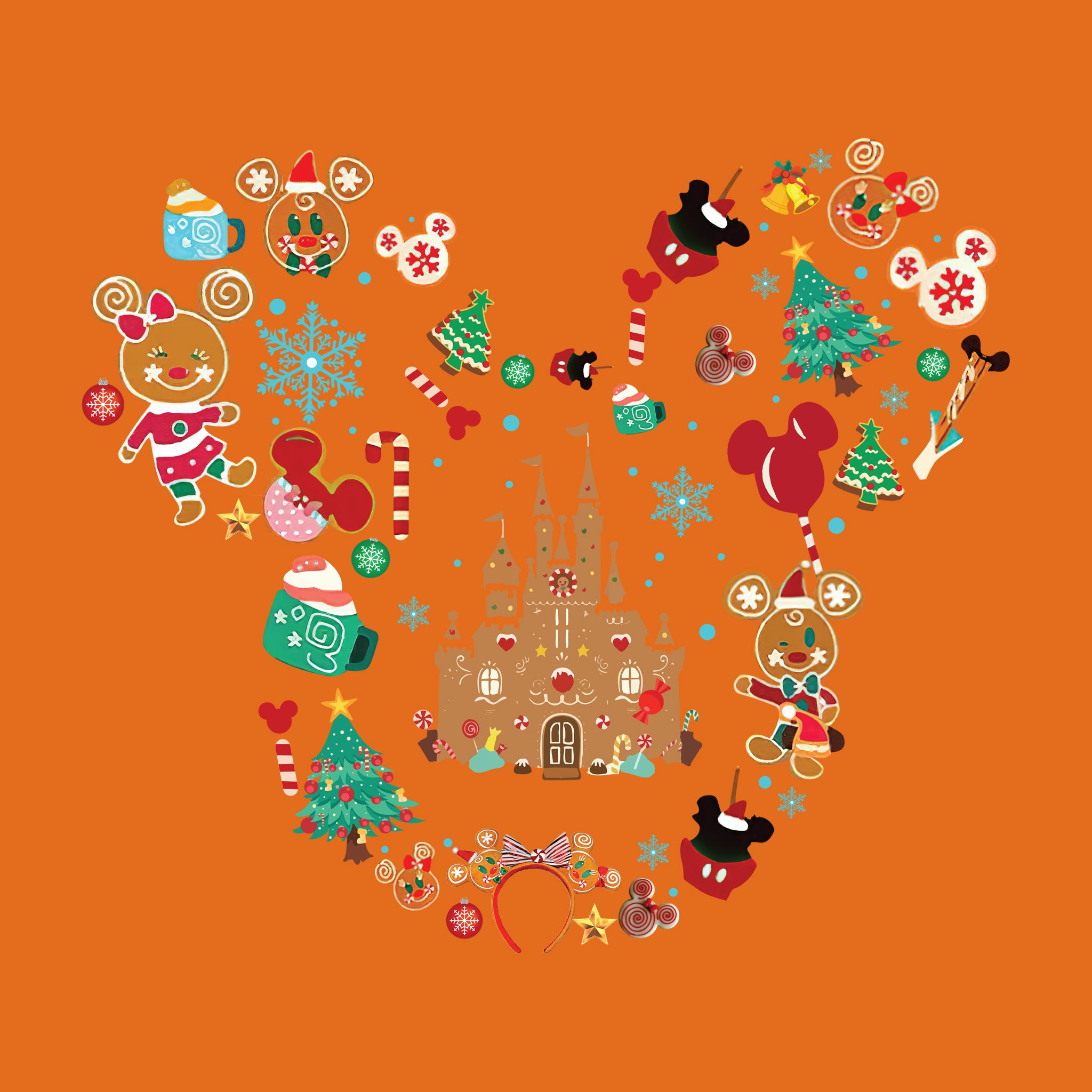 Gingerbread Mickey Castle