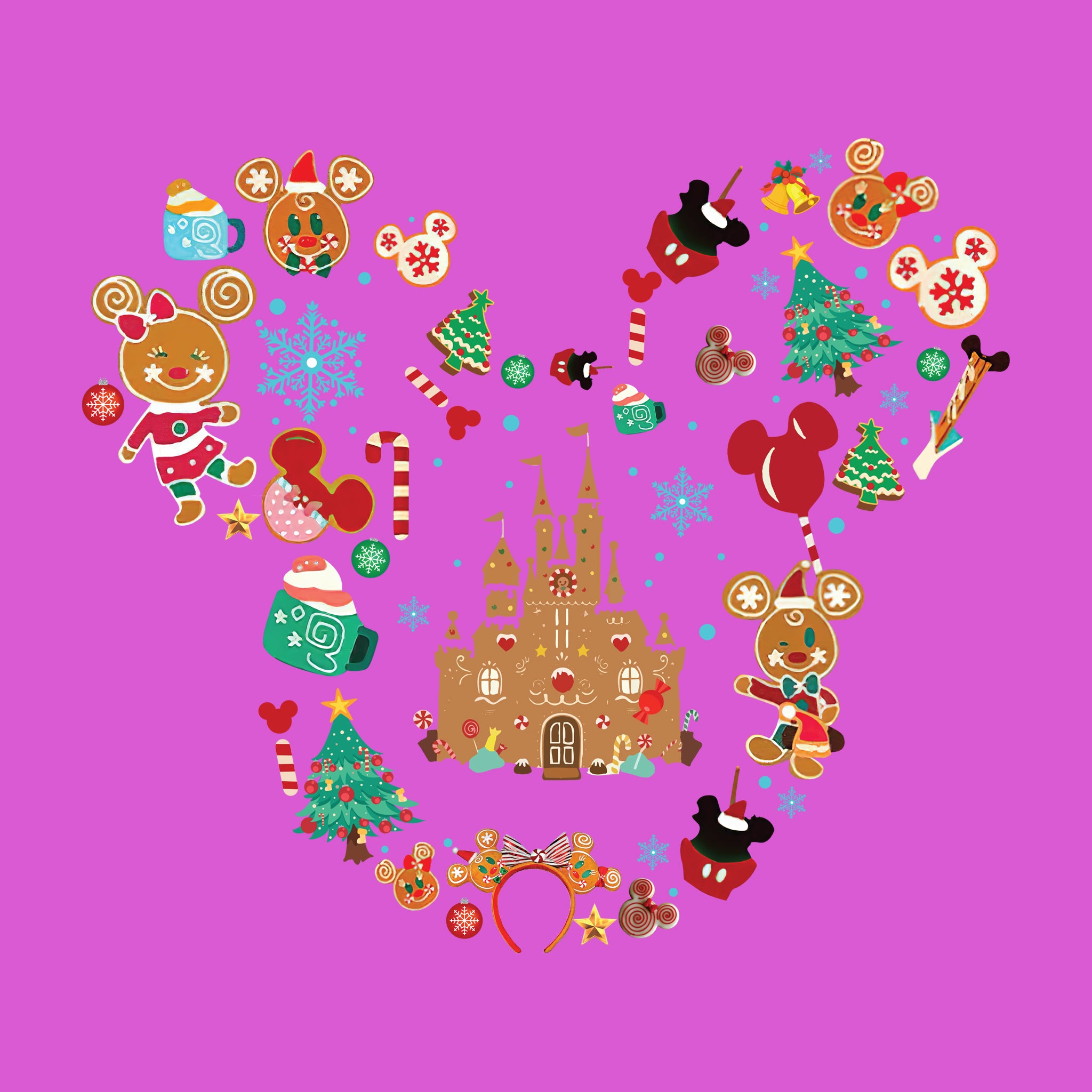 Gingerbread Mickey Castle