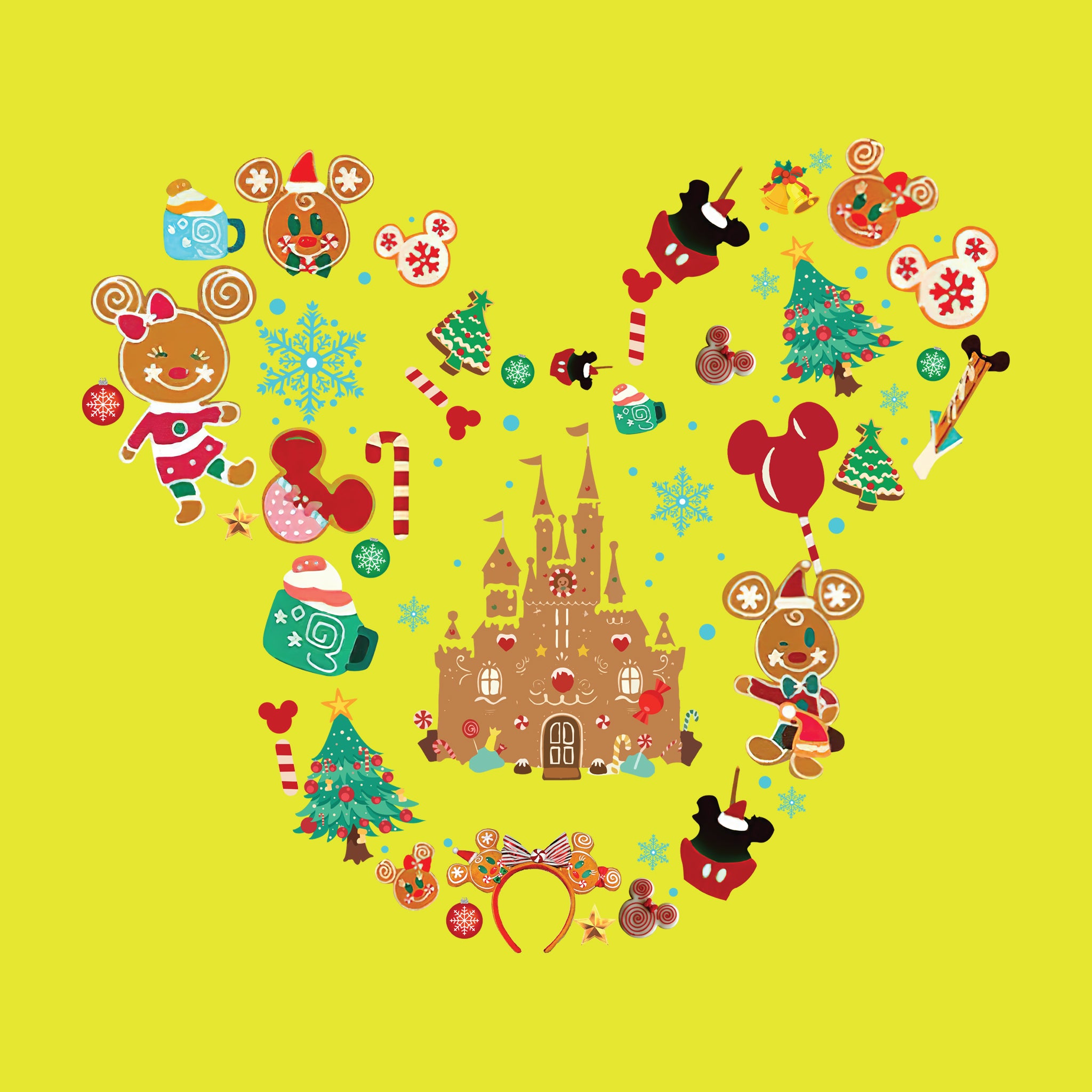 Gingerbread Mickey Castle