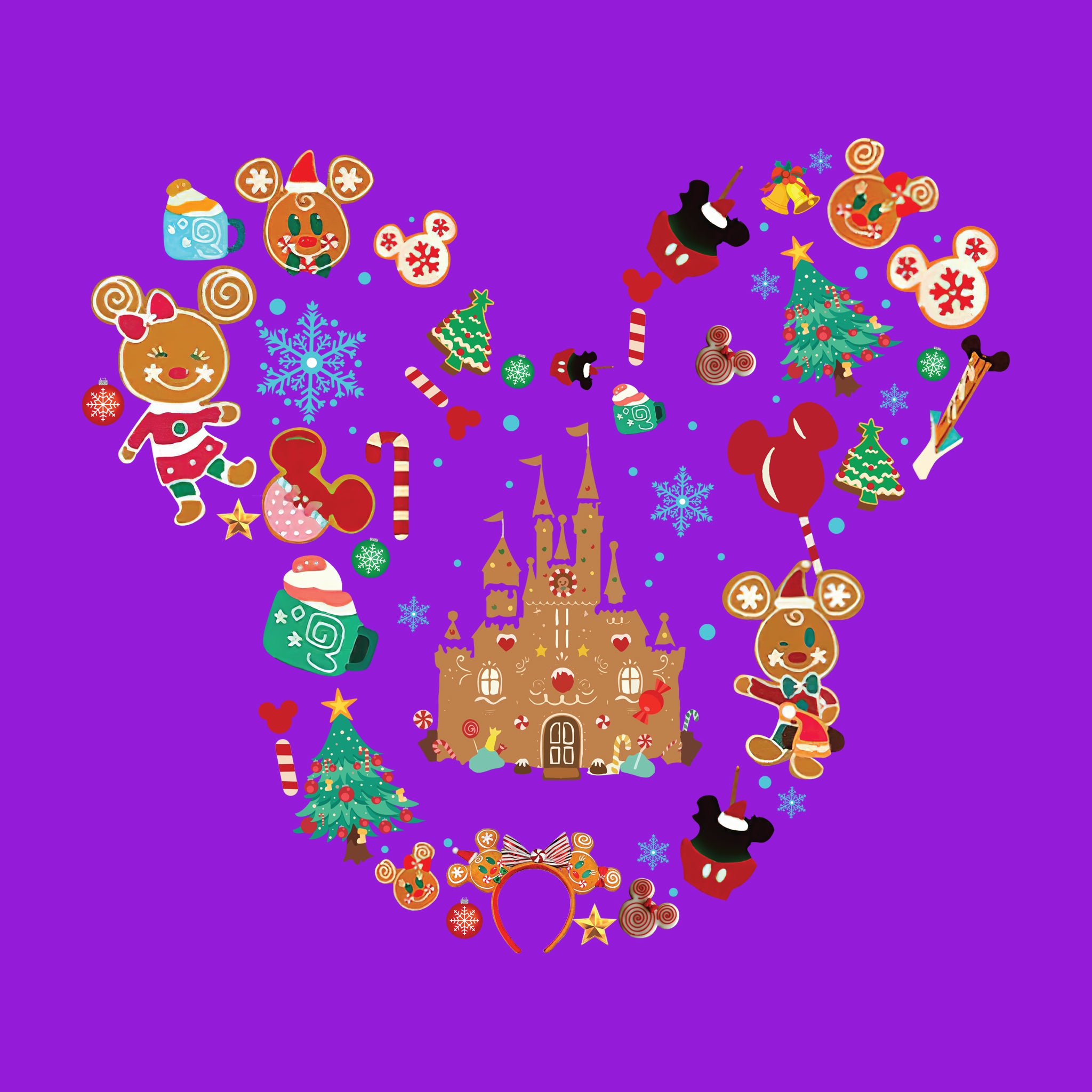 Gingerbread Mickey Castle