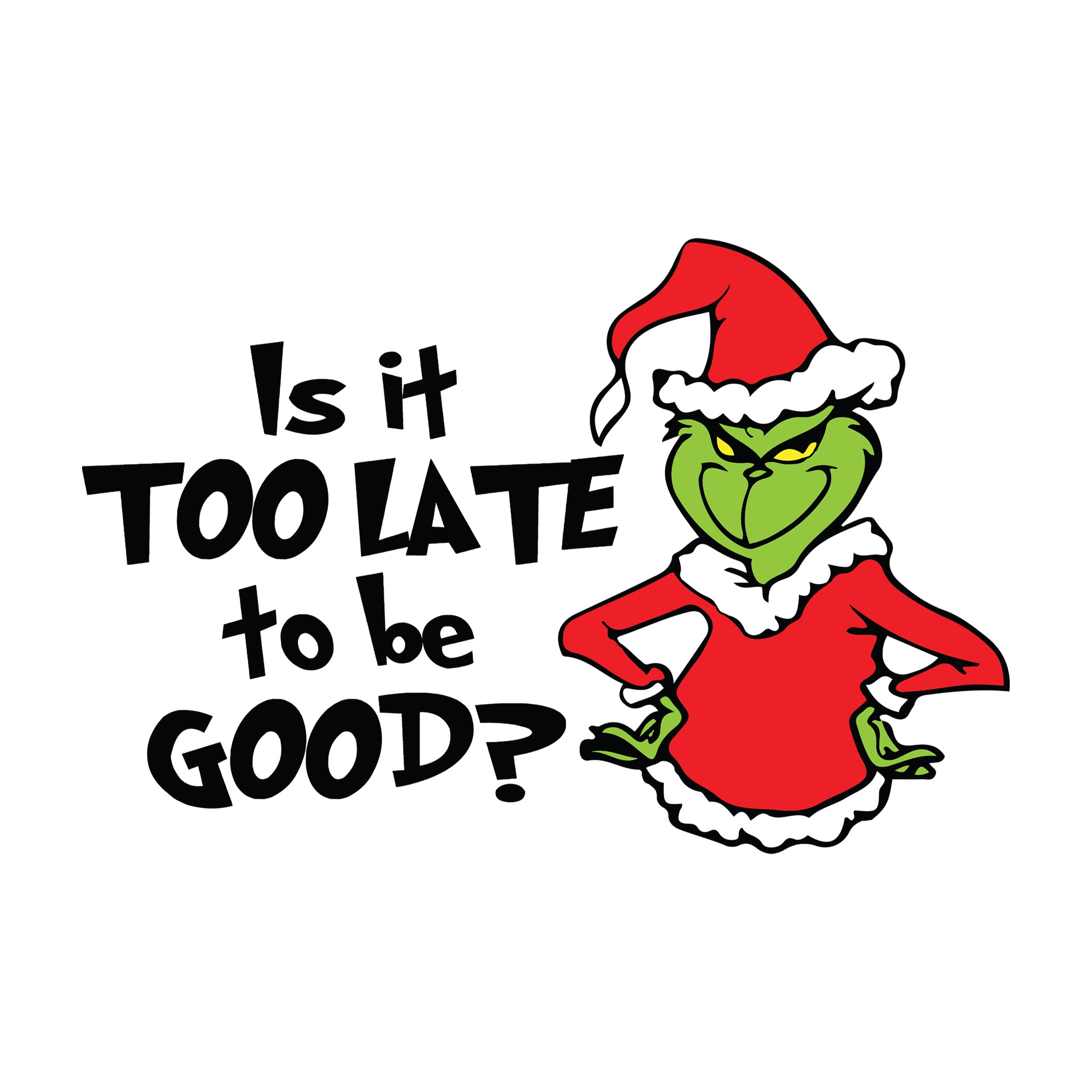 Is It Too Late to be Good?