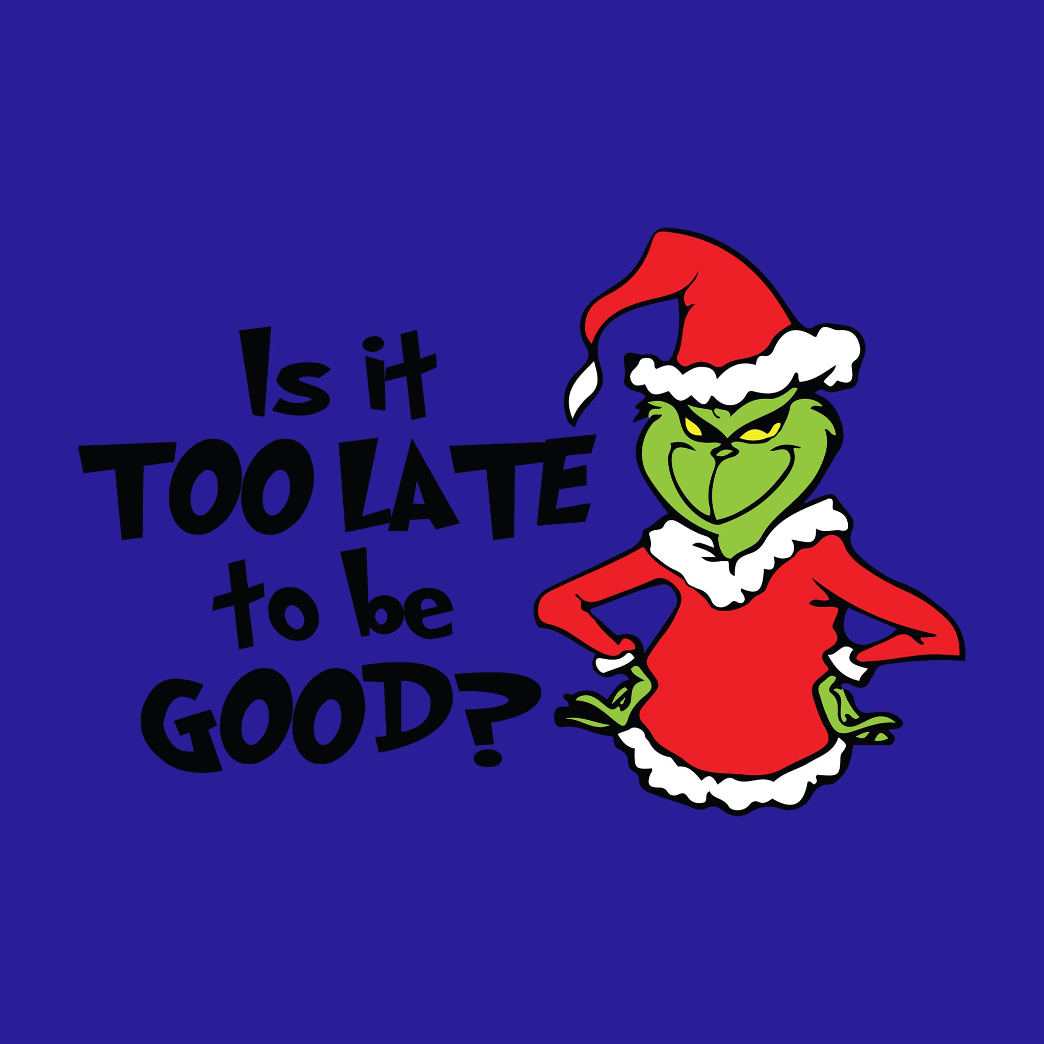 Is It Too Late to be Good?