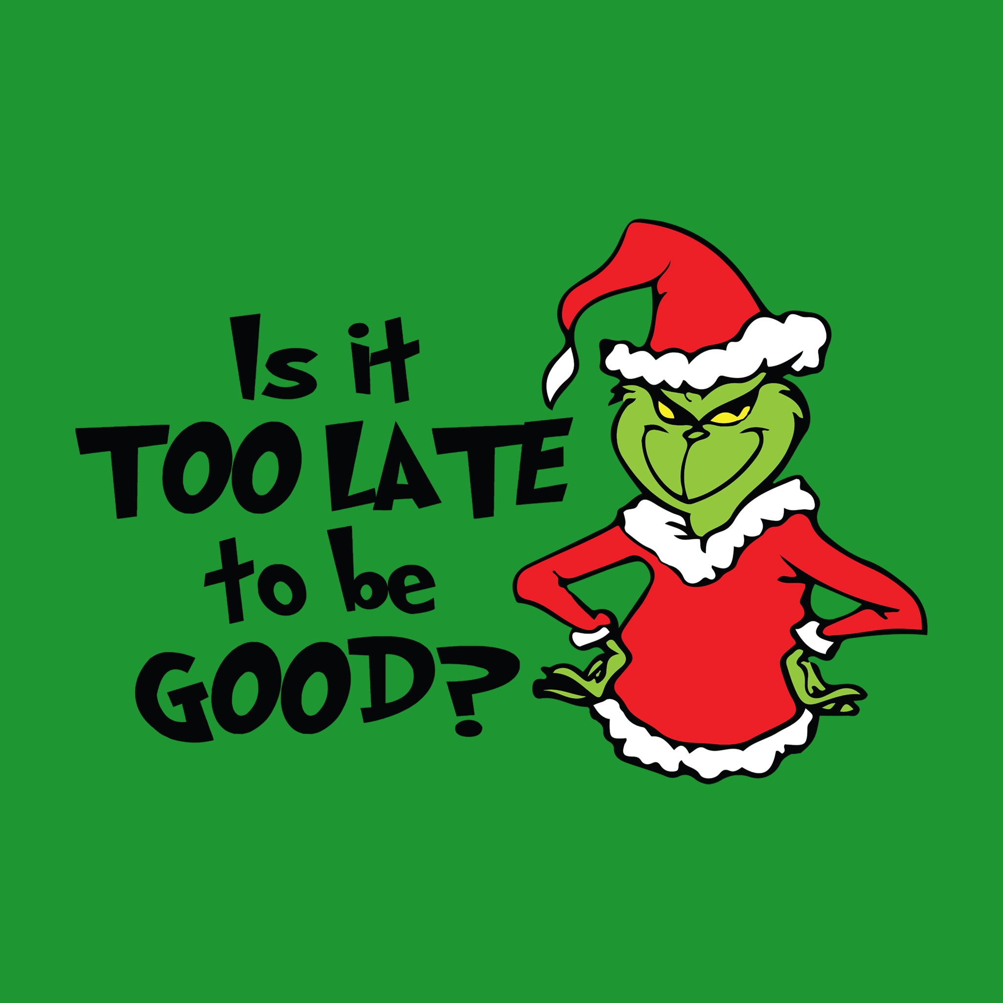 Is It Too Late to be Good?