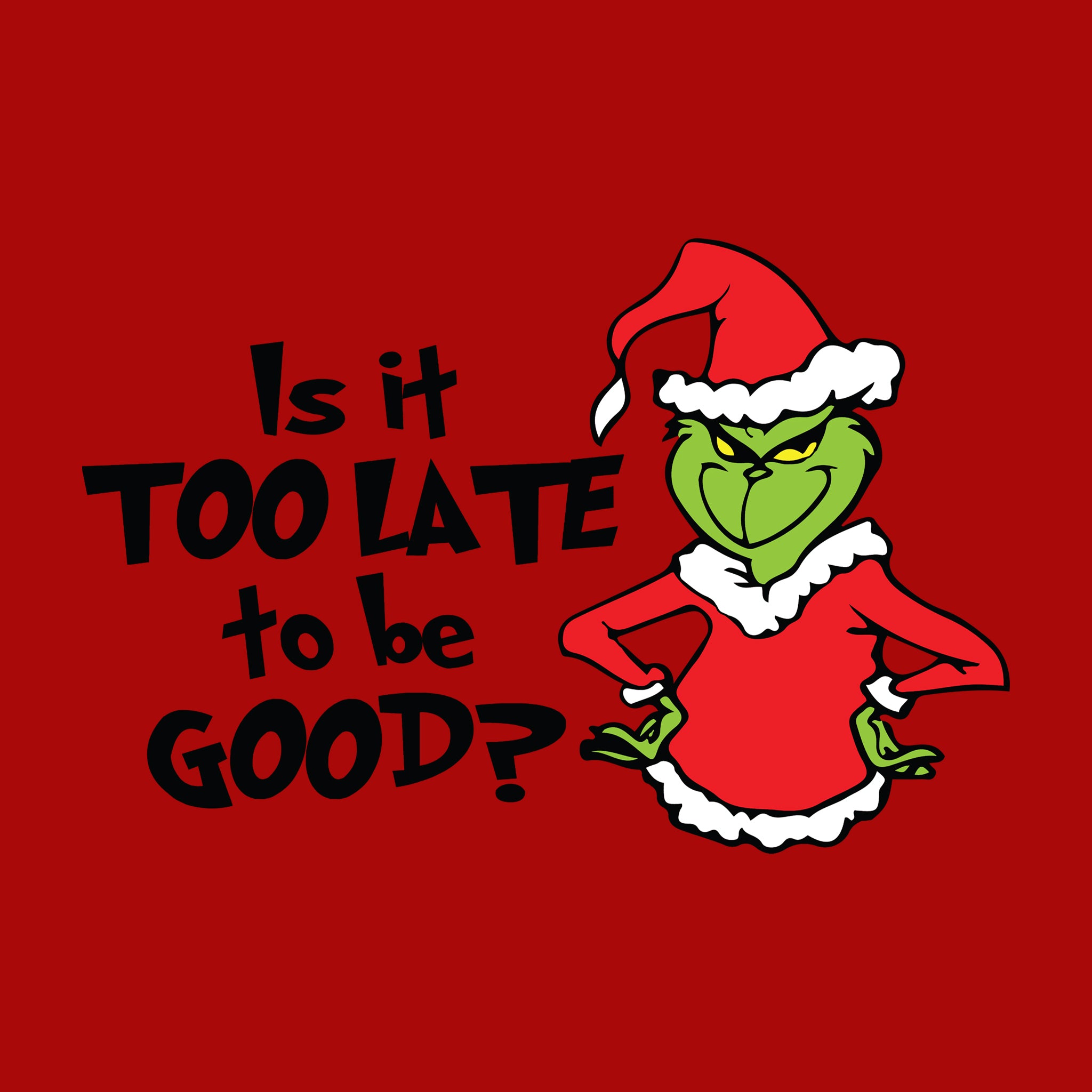 Is It Too Late to be Good?