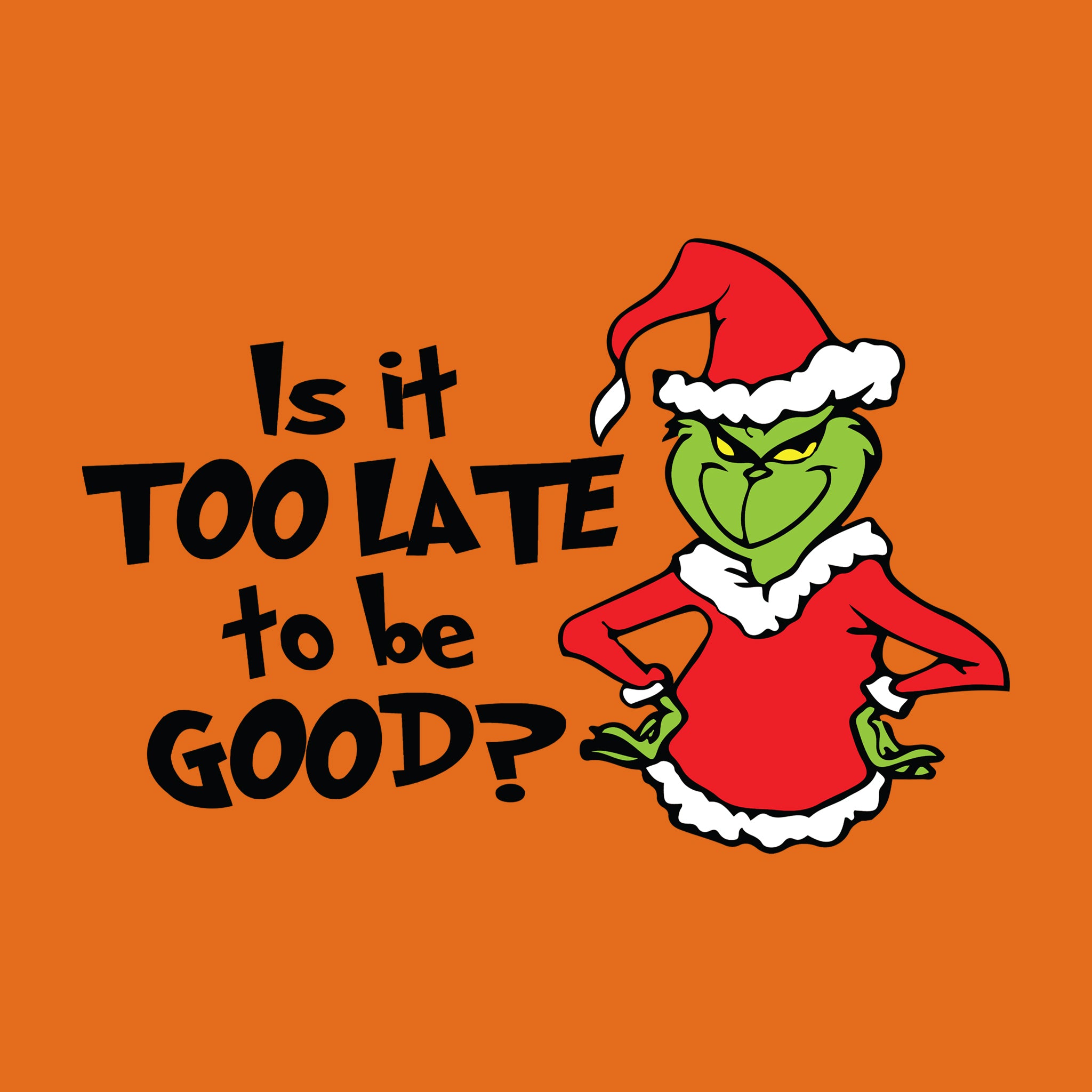 Is It Too Late to be Good?