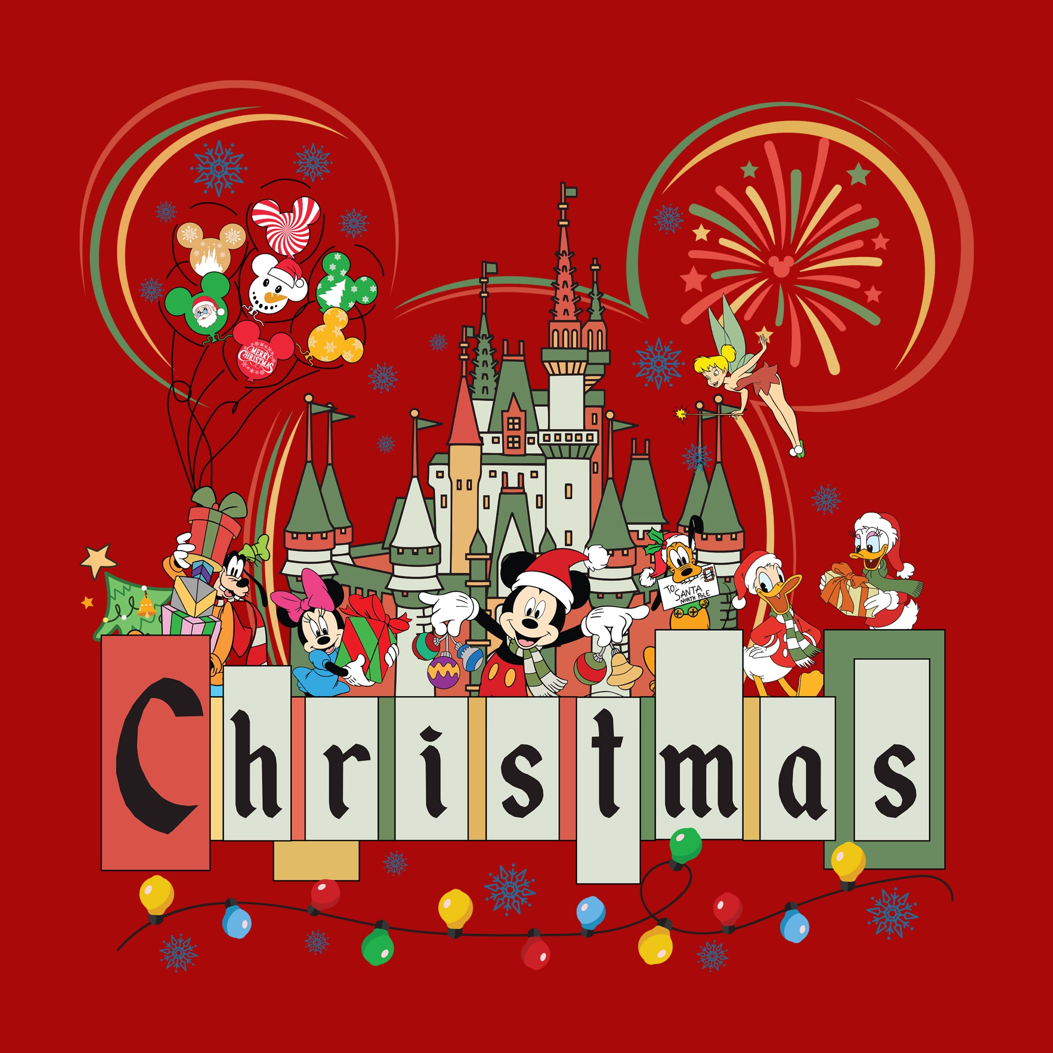 Disney Castle Christmas