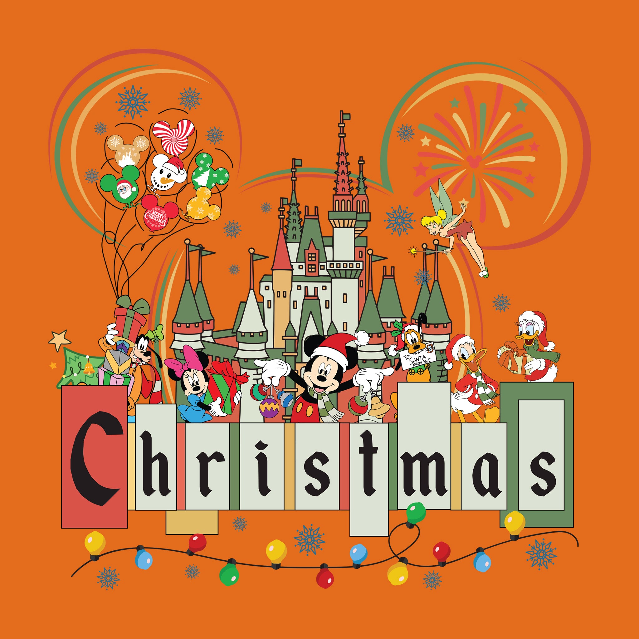 Disney Castle Christmas