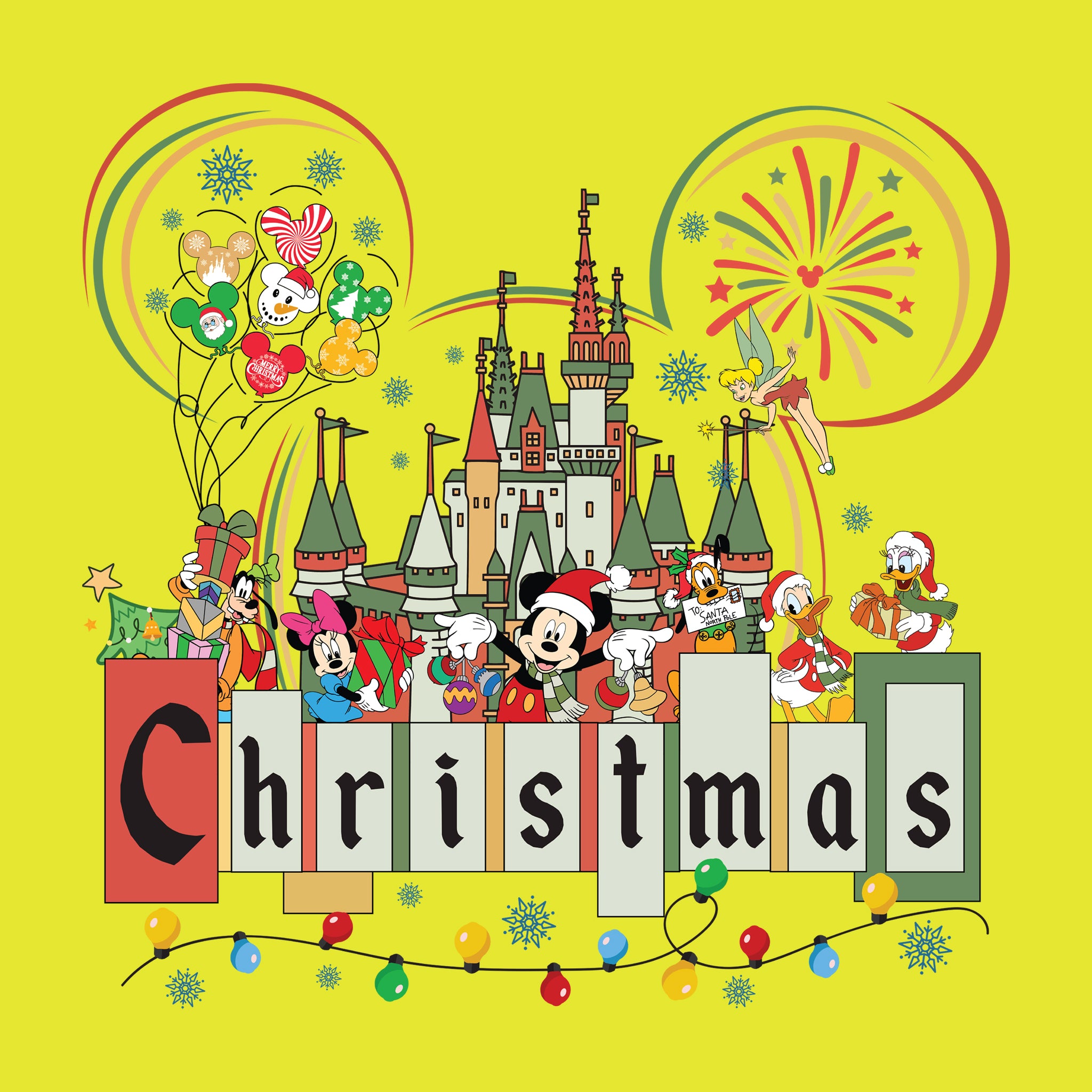 Disney Castle Christmas