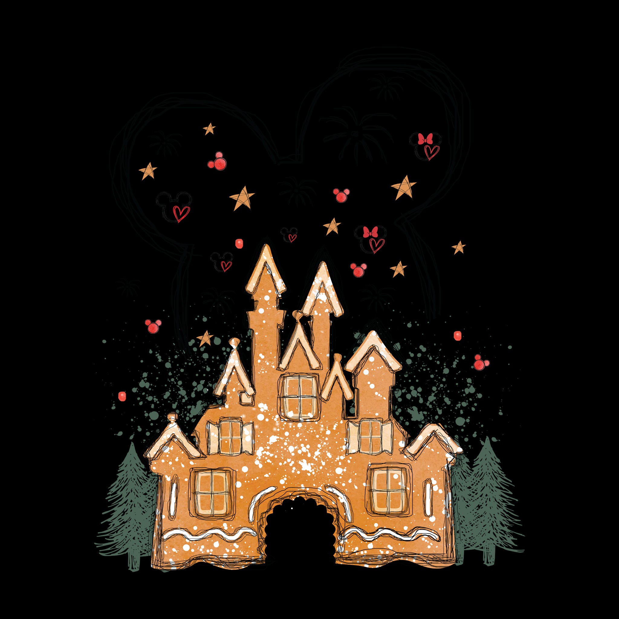 Disney Gingerbread Castle