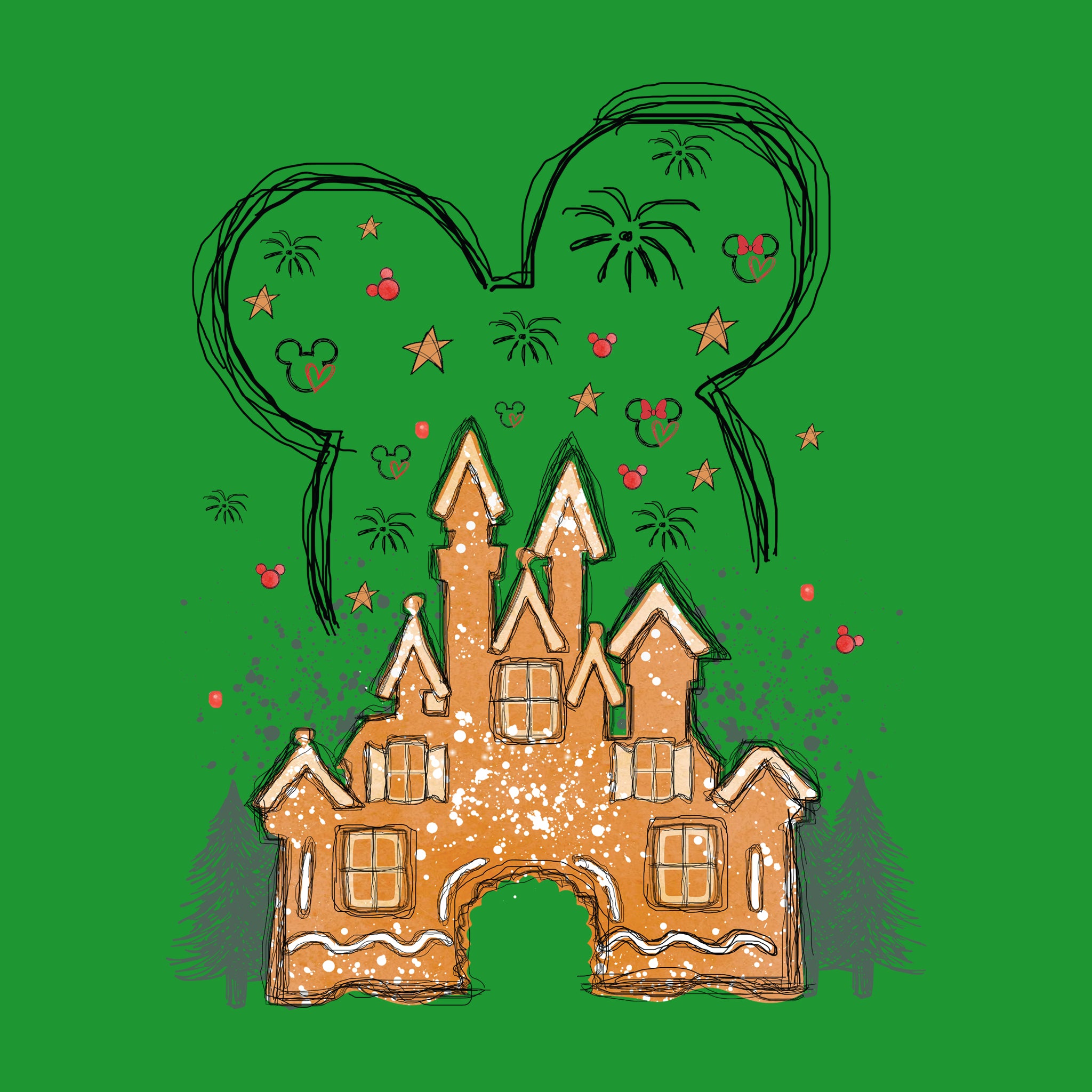 Disney Gingerbread Castle