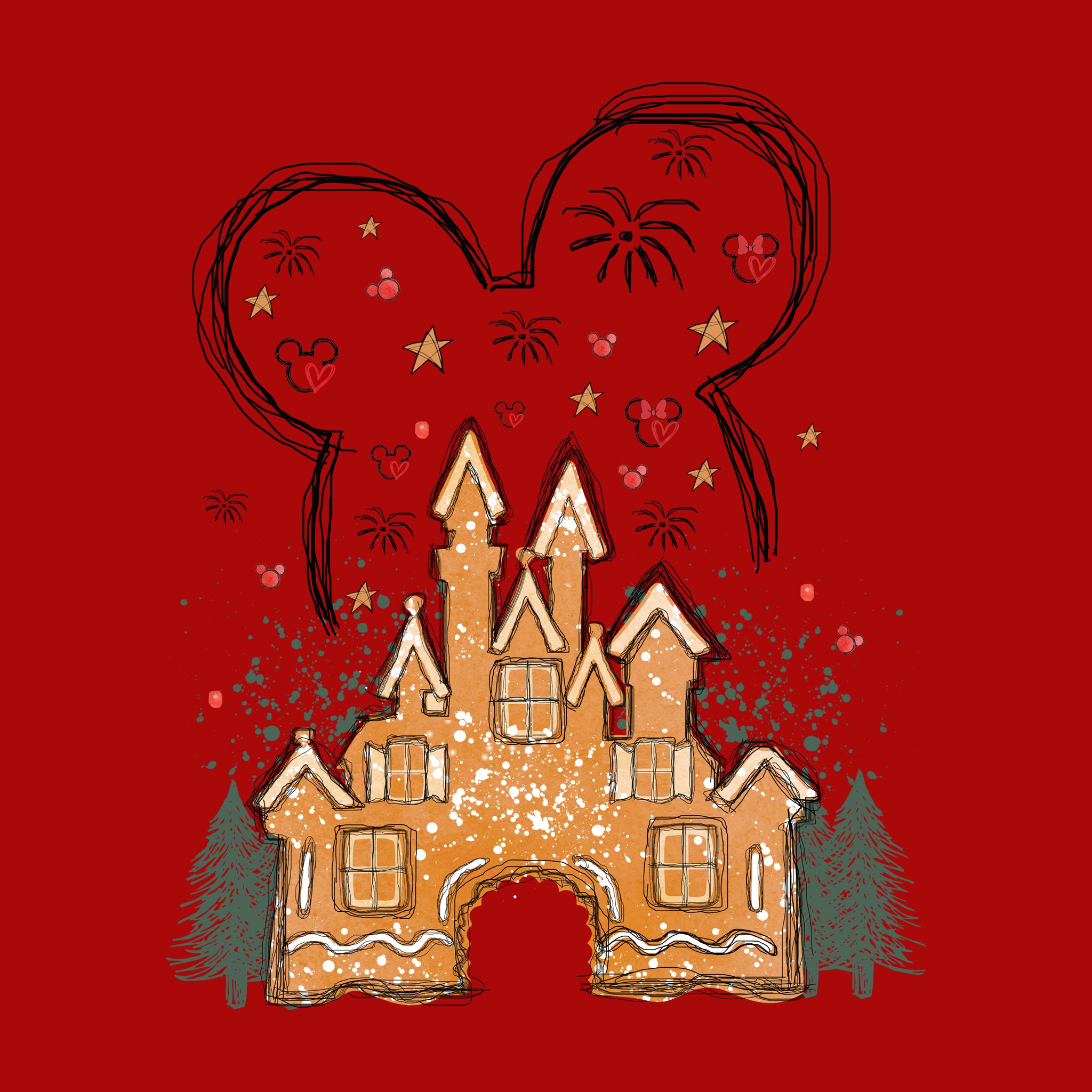 Disney Gingerbread Castle