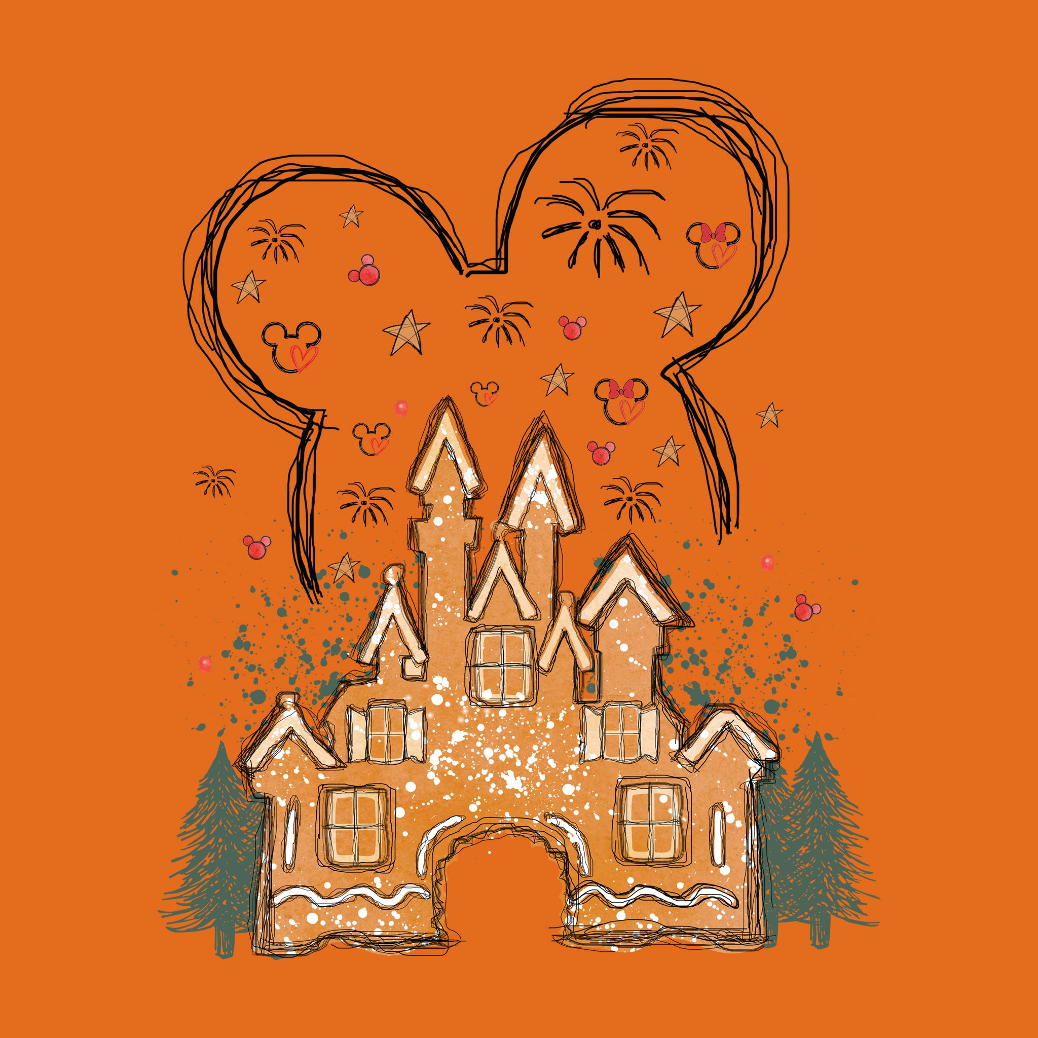 Disney Gingerbread Castle