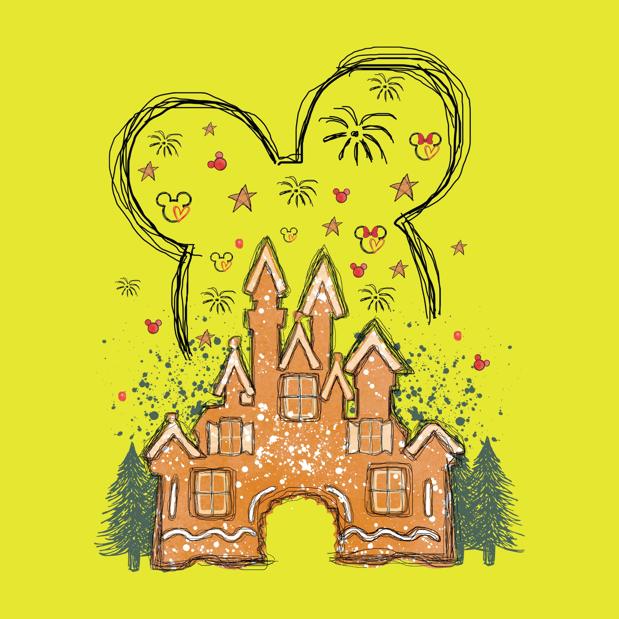 Disney Gingerbread Castle