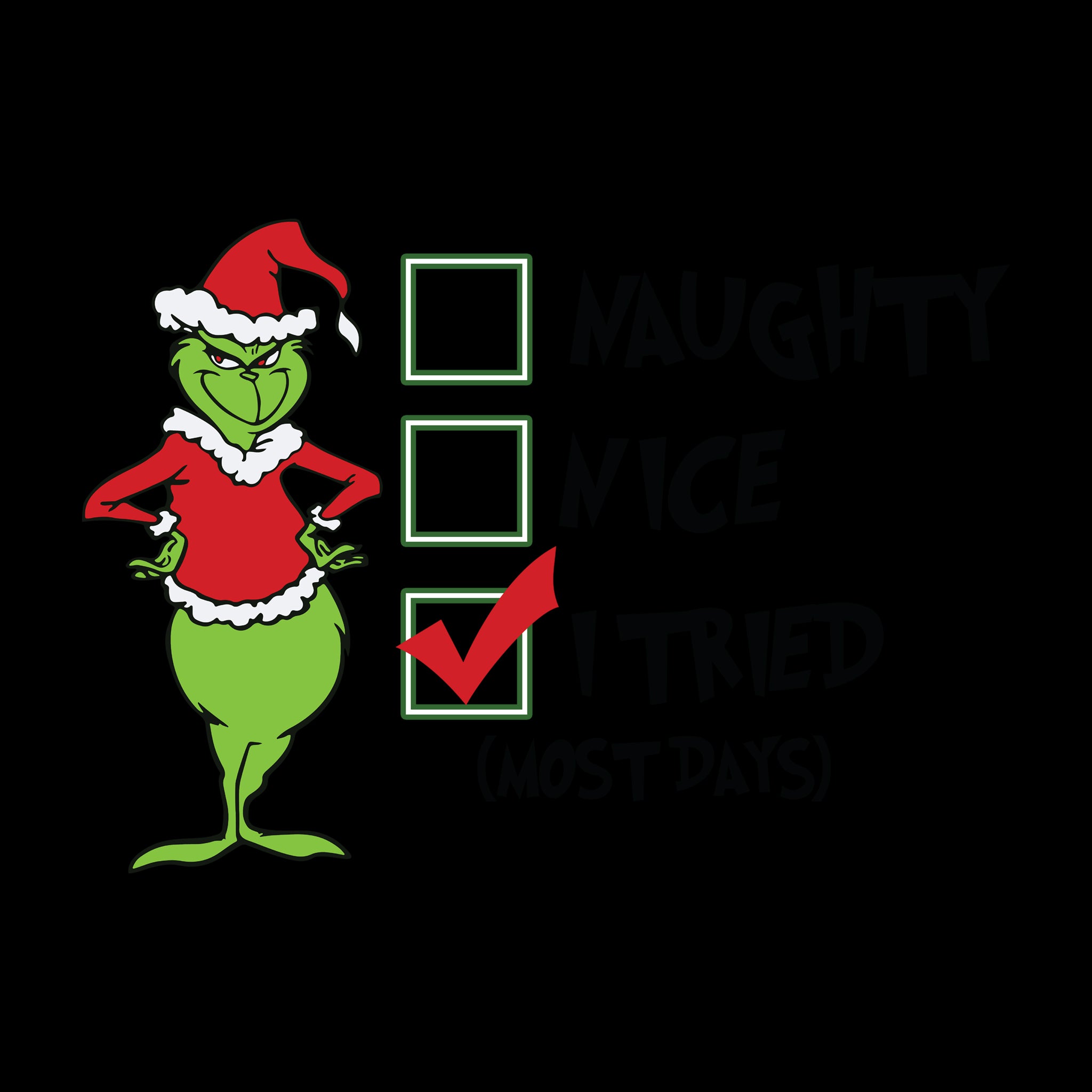 Naughty, Nice, I Tried
