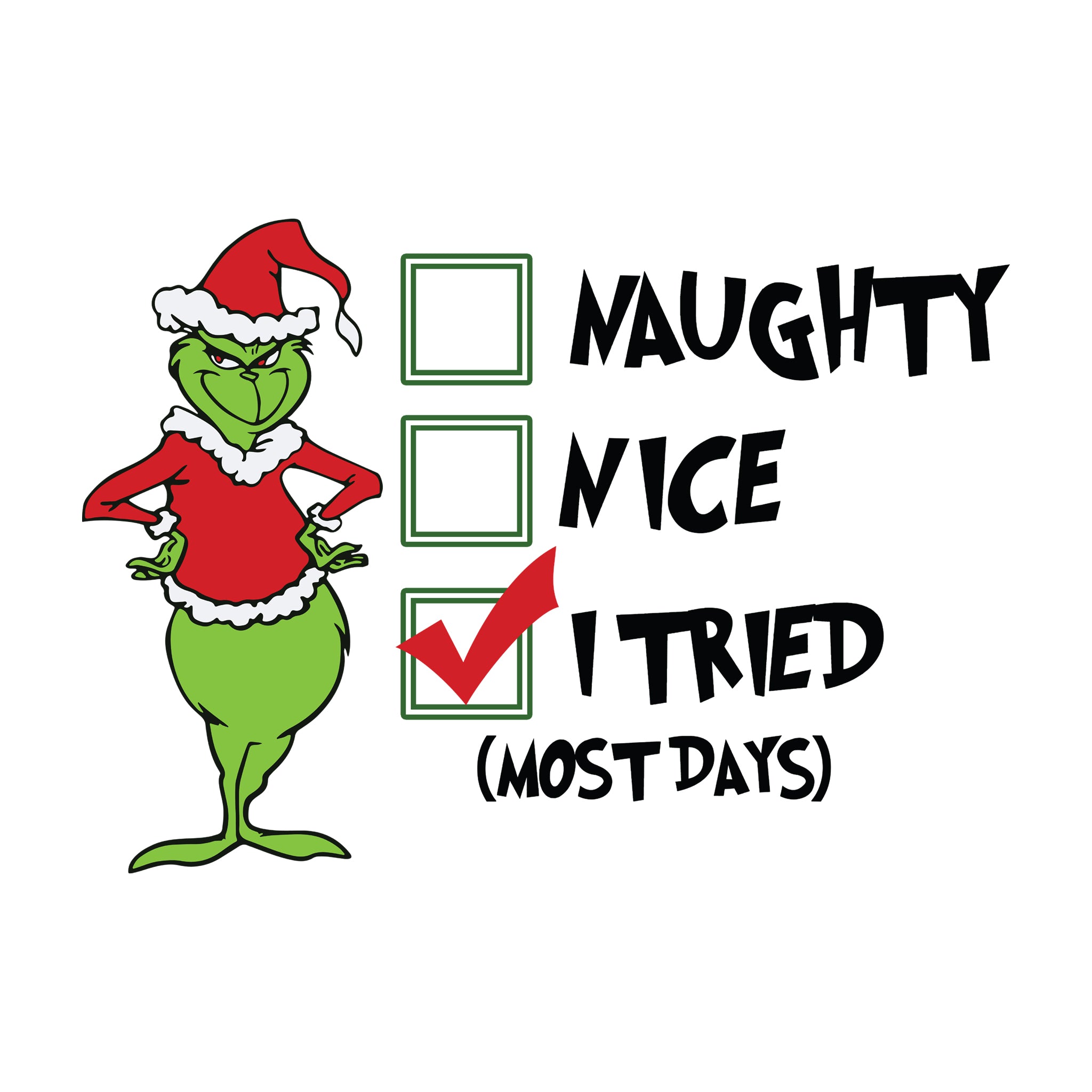 Naughty, Nice, I Tried