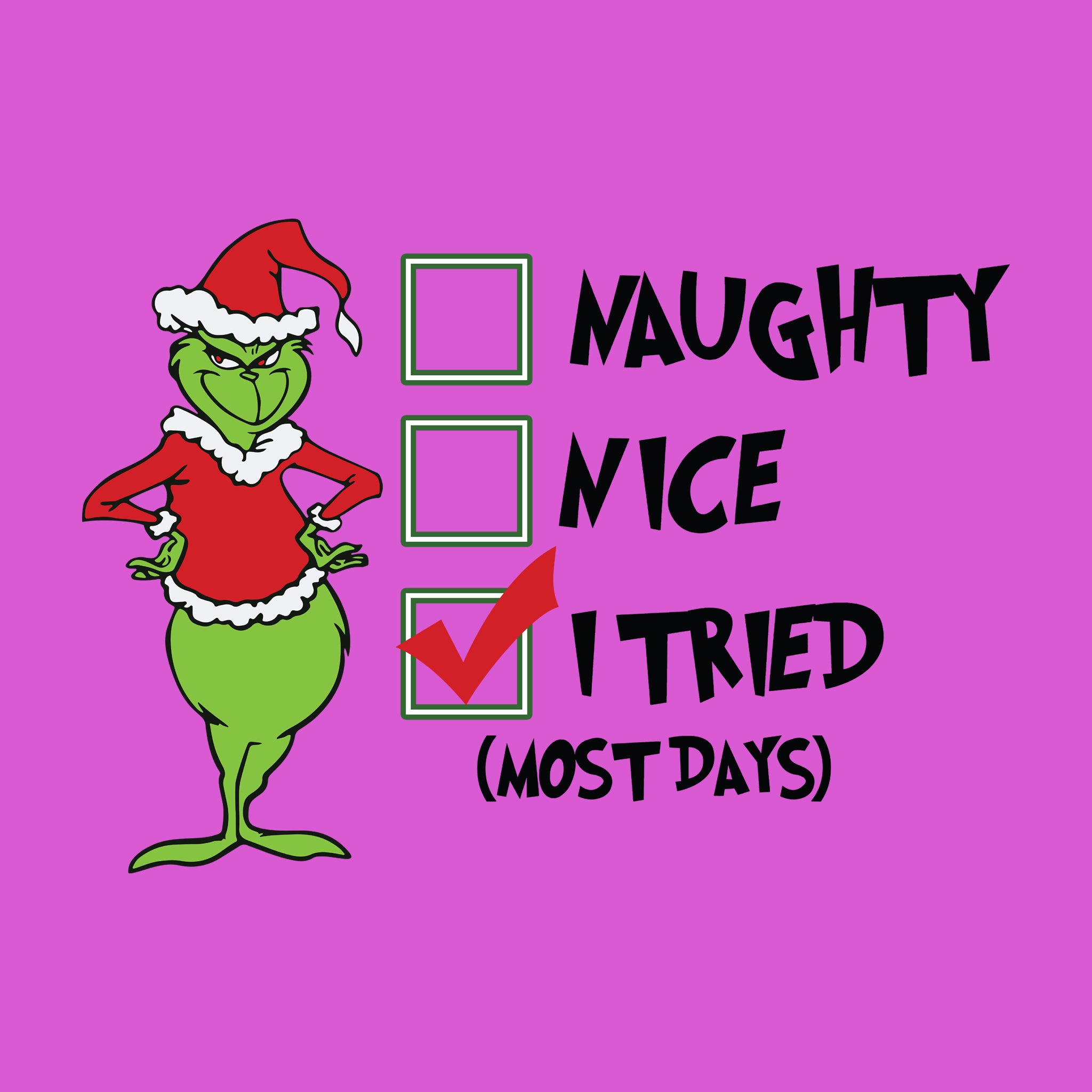 Naughty, Nice, I Tried