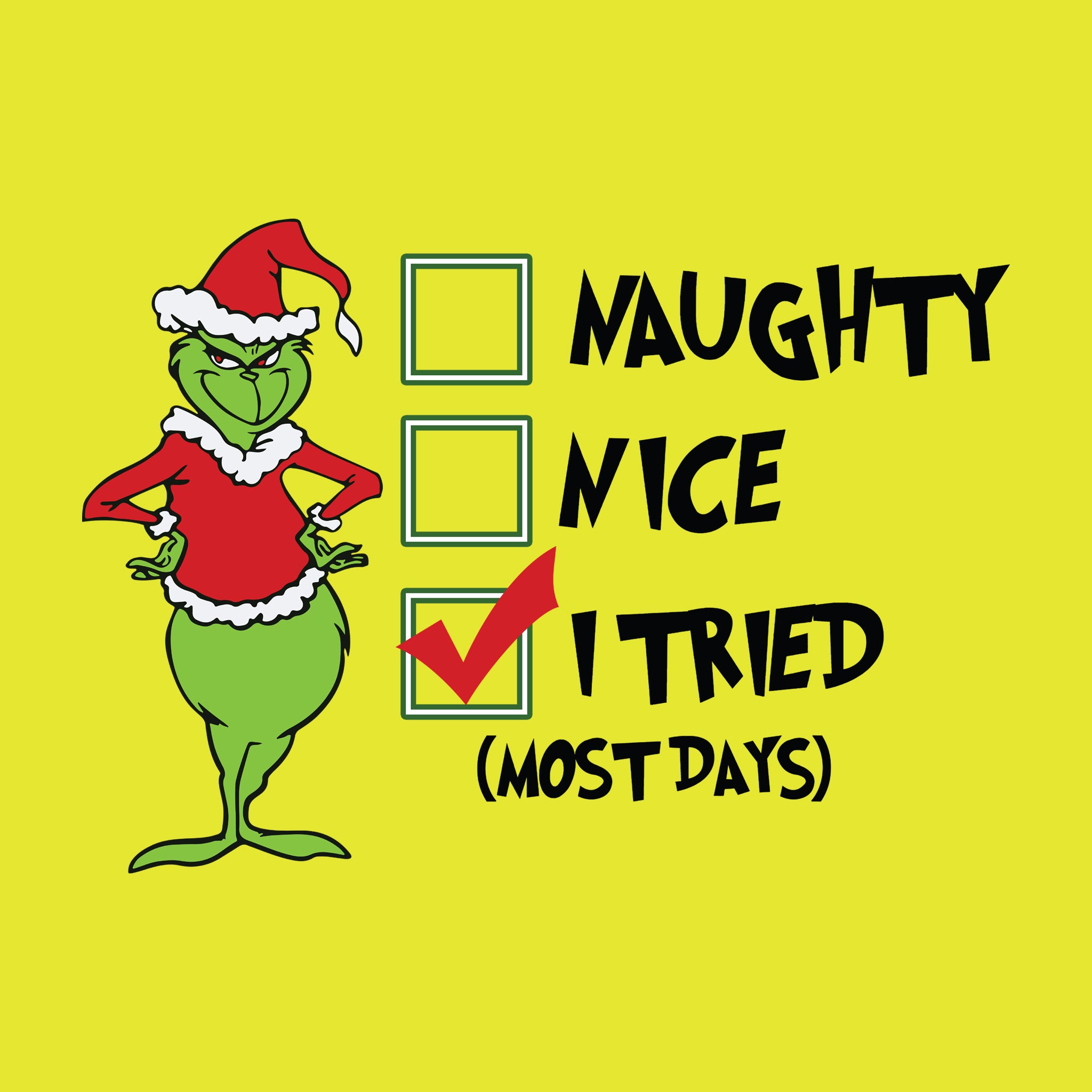Naughty, Nice, I Tried