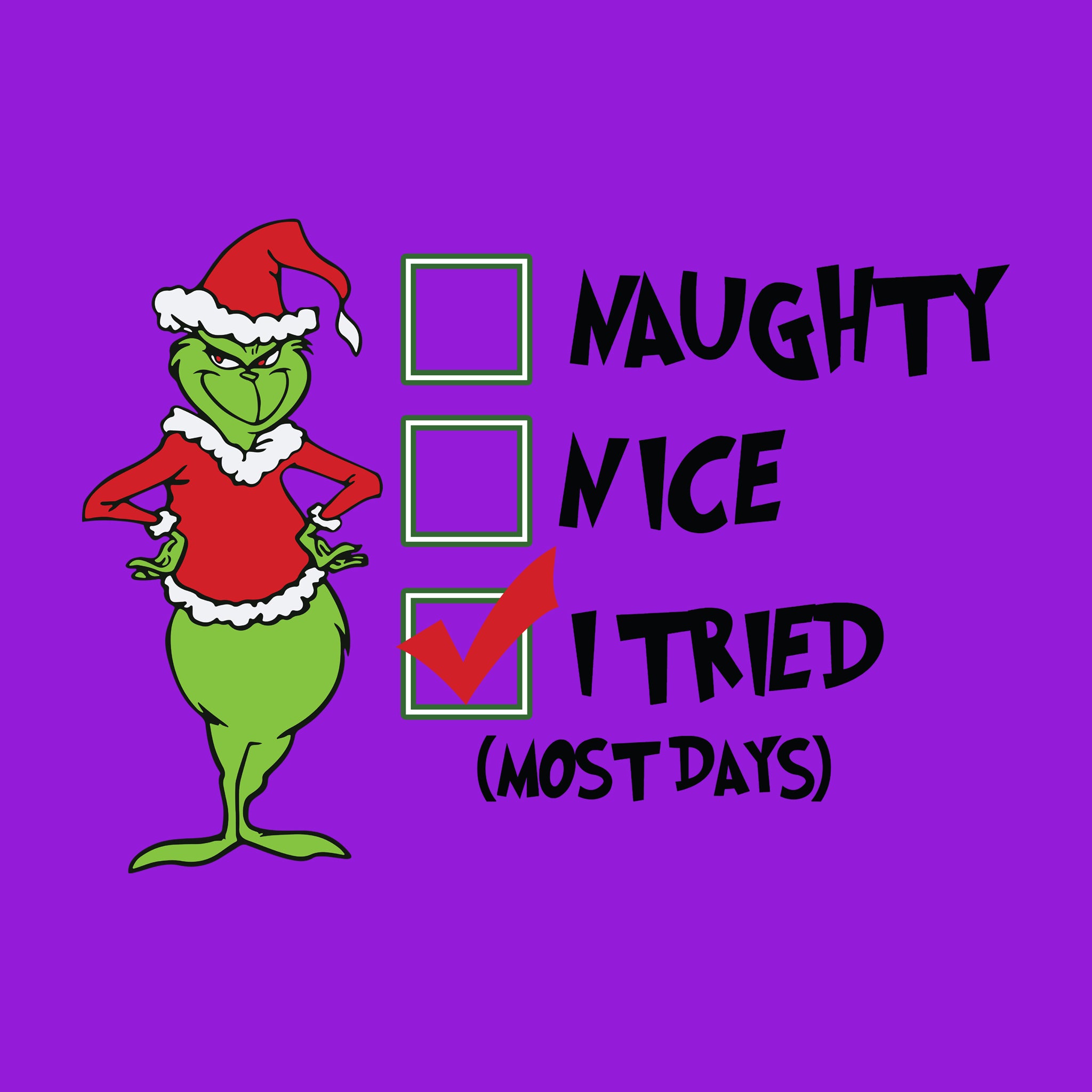 Naughty, Nice, I Tried