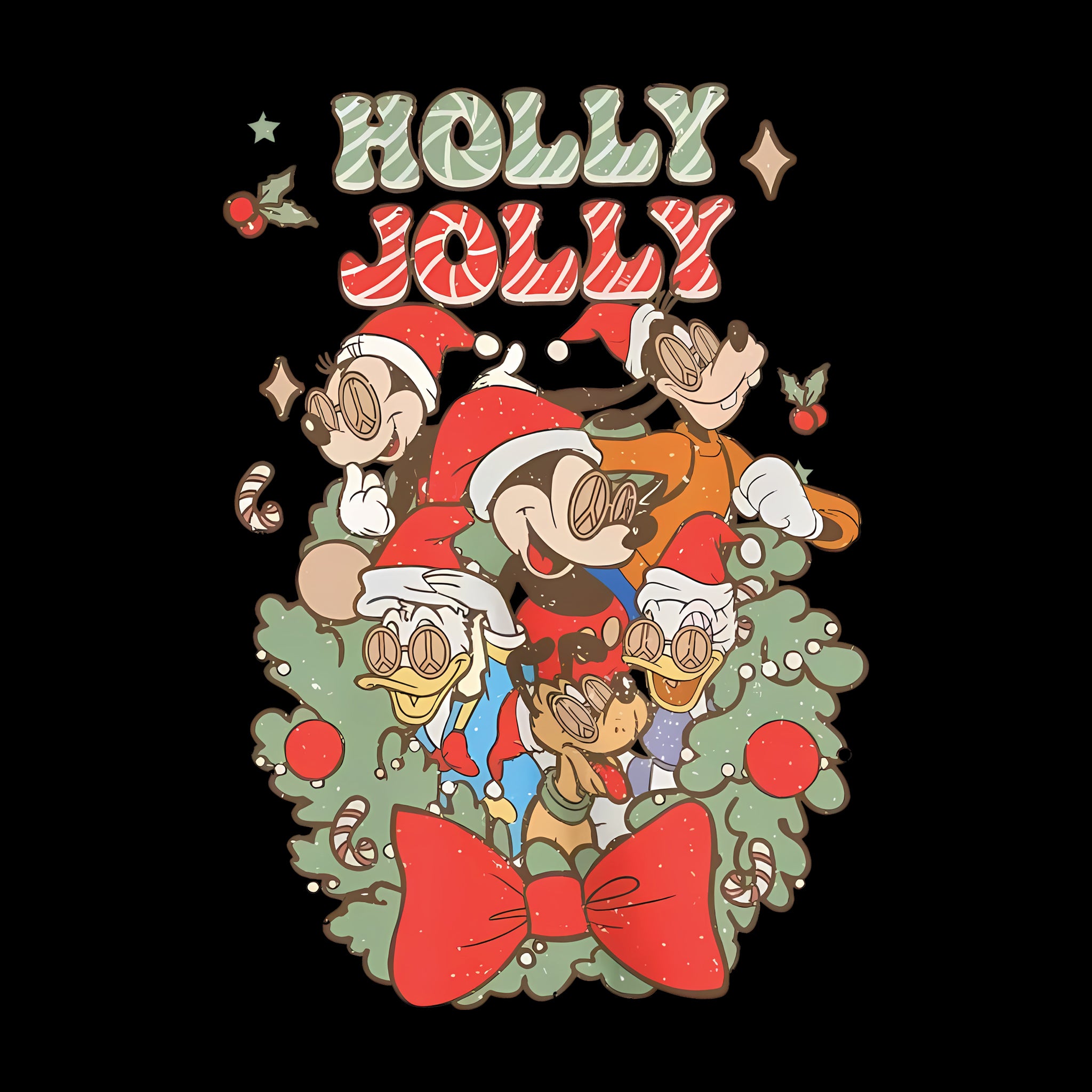 Holly Jolly Mickey Wreath