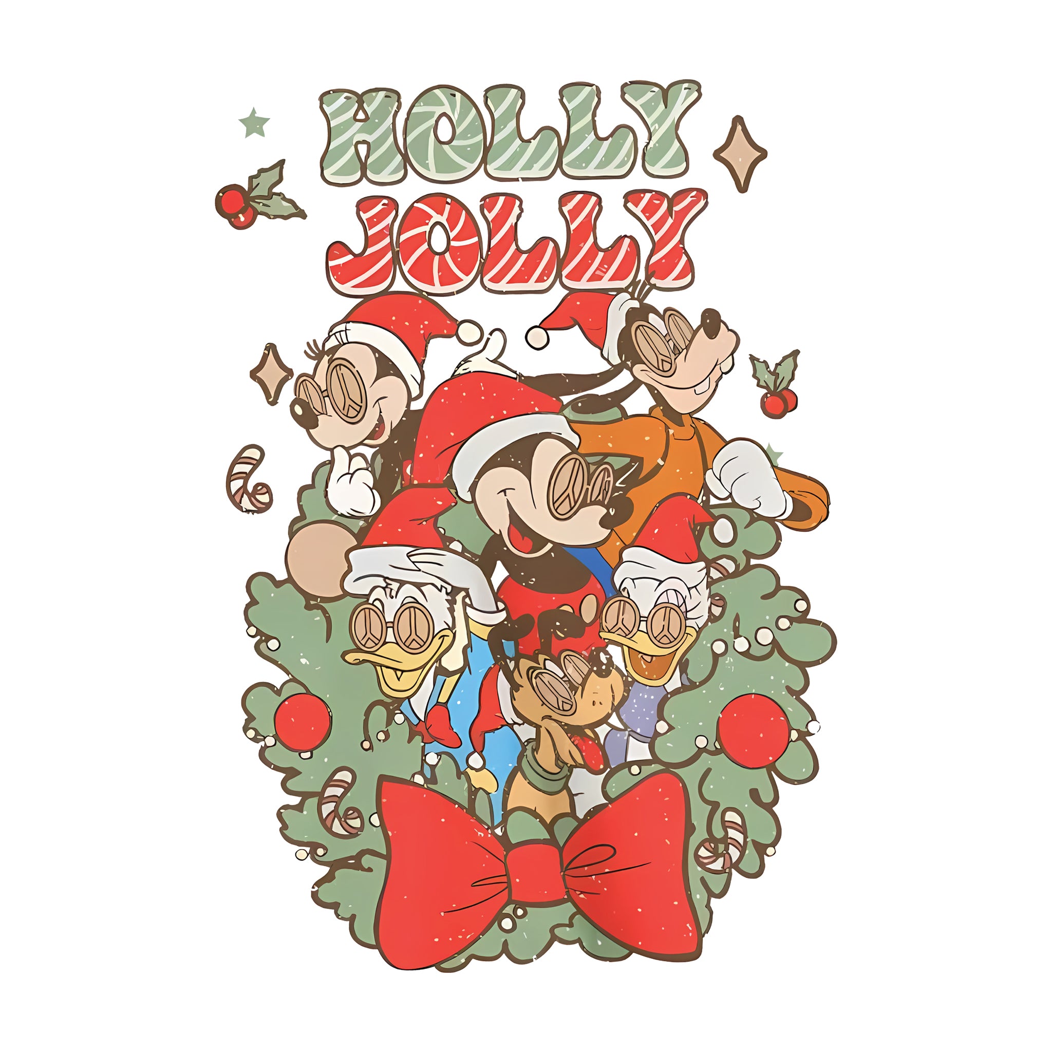 Holly Jolly Mickey Wreath