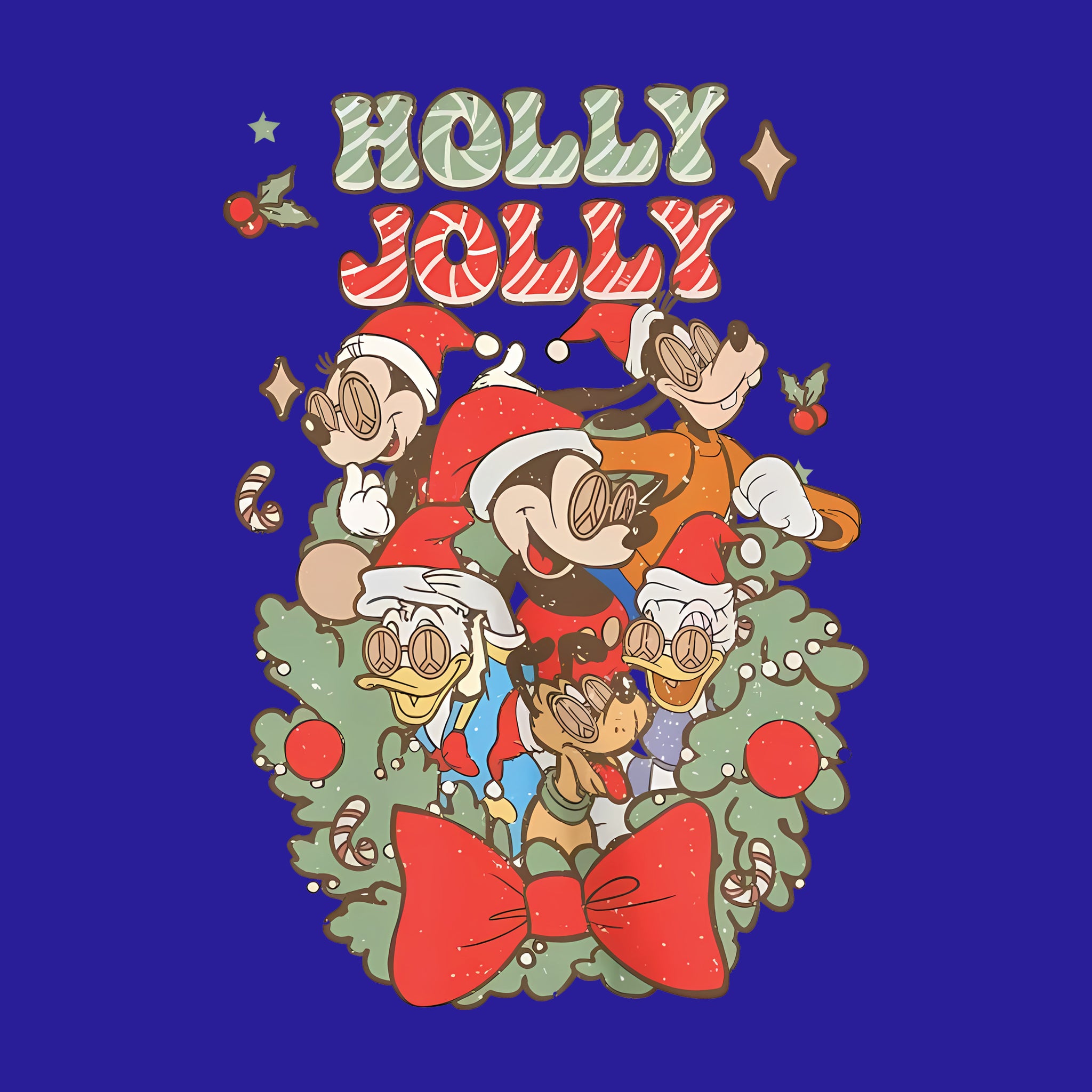 Holly Jolly Mickey Wreath