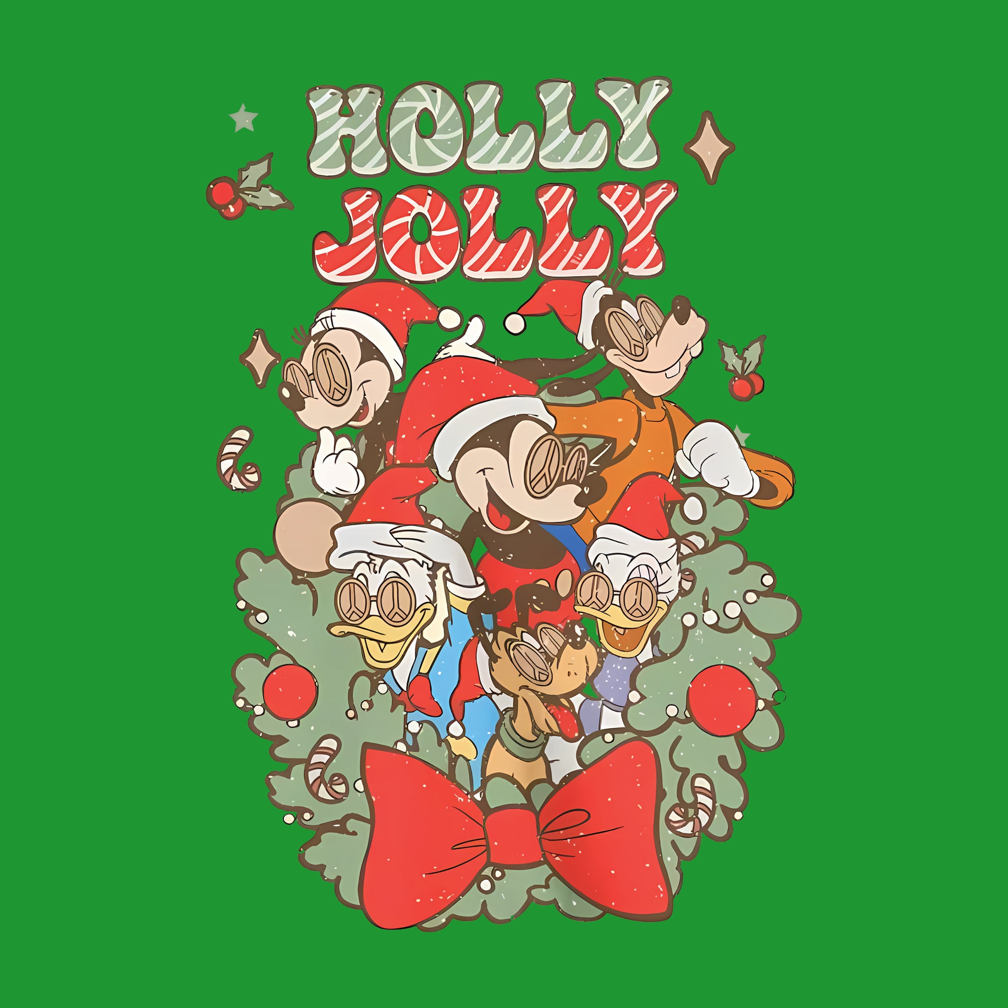 Holly Jolly Mickey Wreath