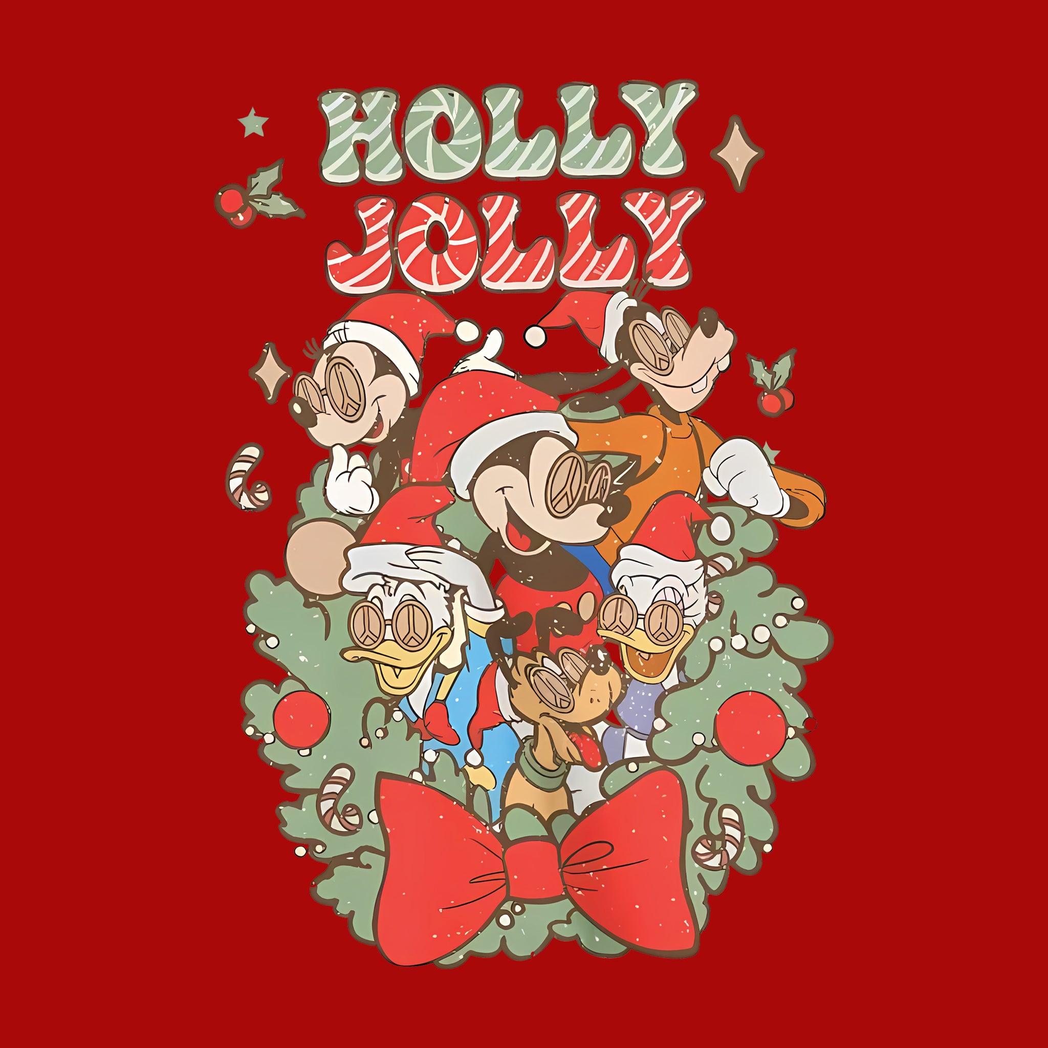 Holly Jolly Mickey Wreath