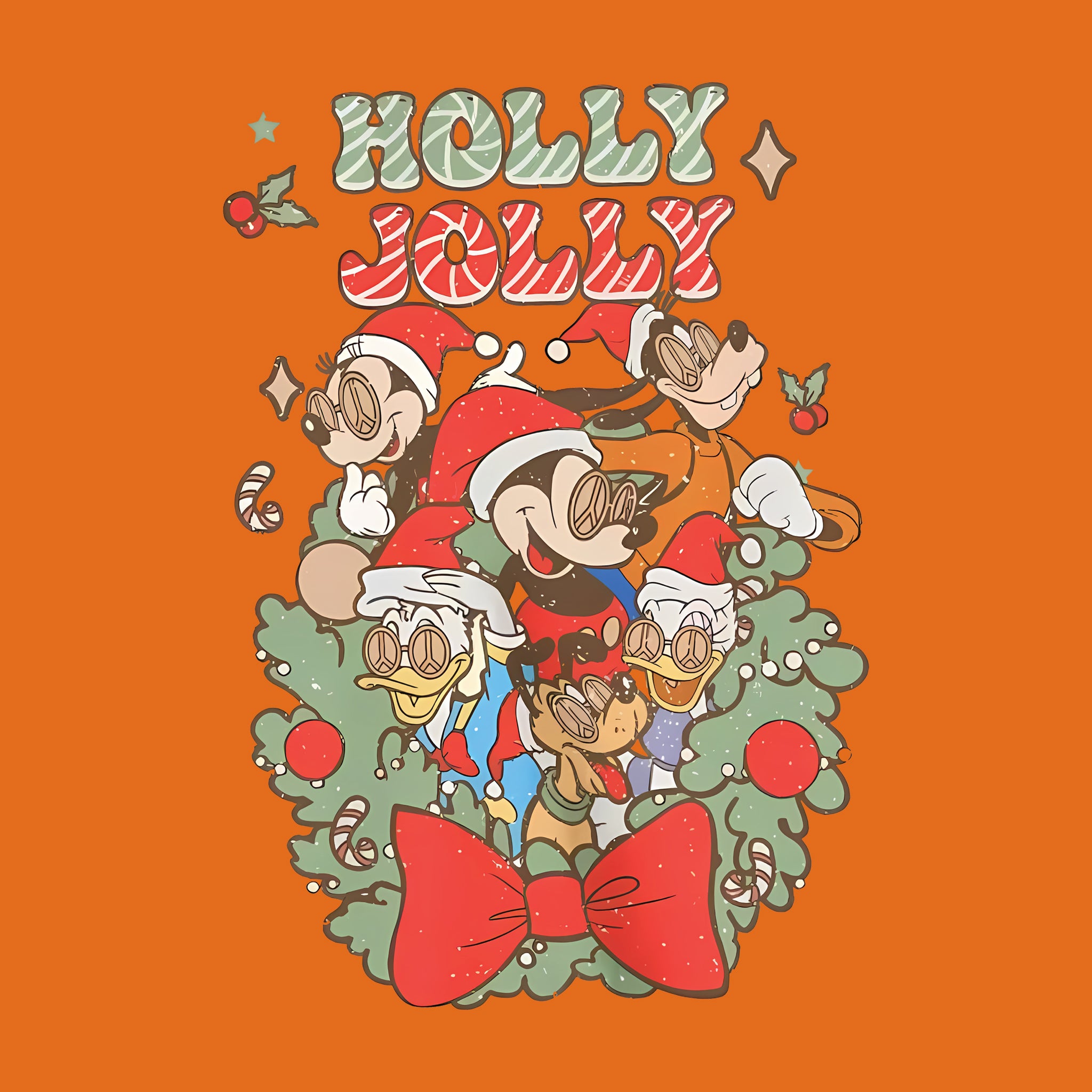Holly Jolly Mickey Wreath