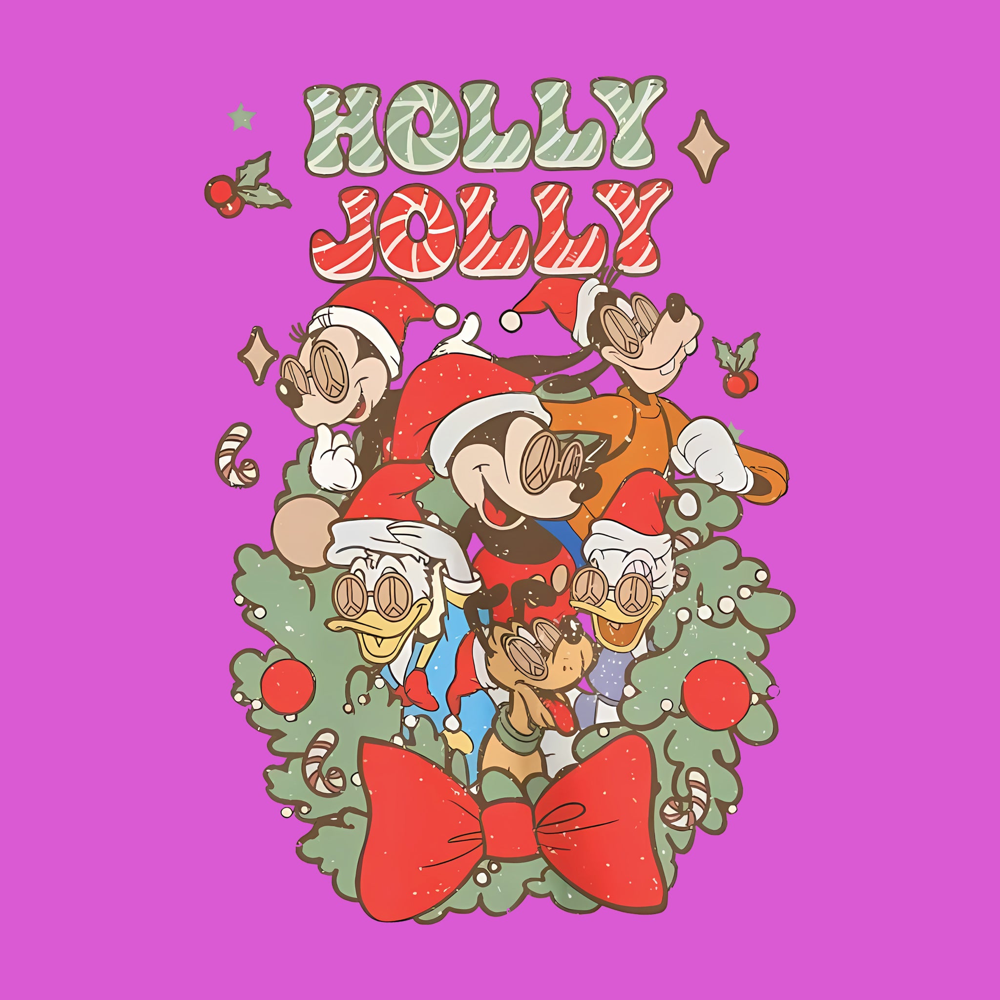Holly Jolly Mickey Wreath