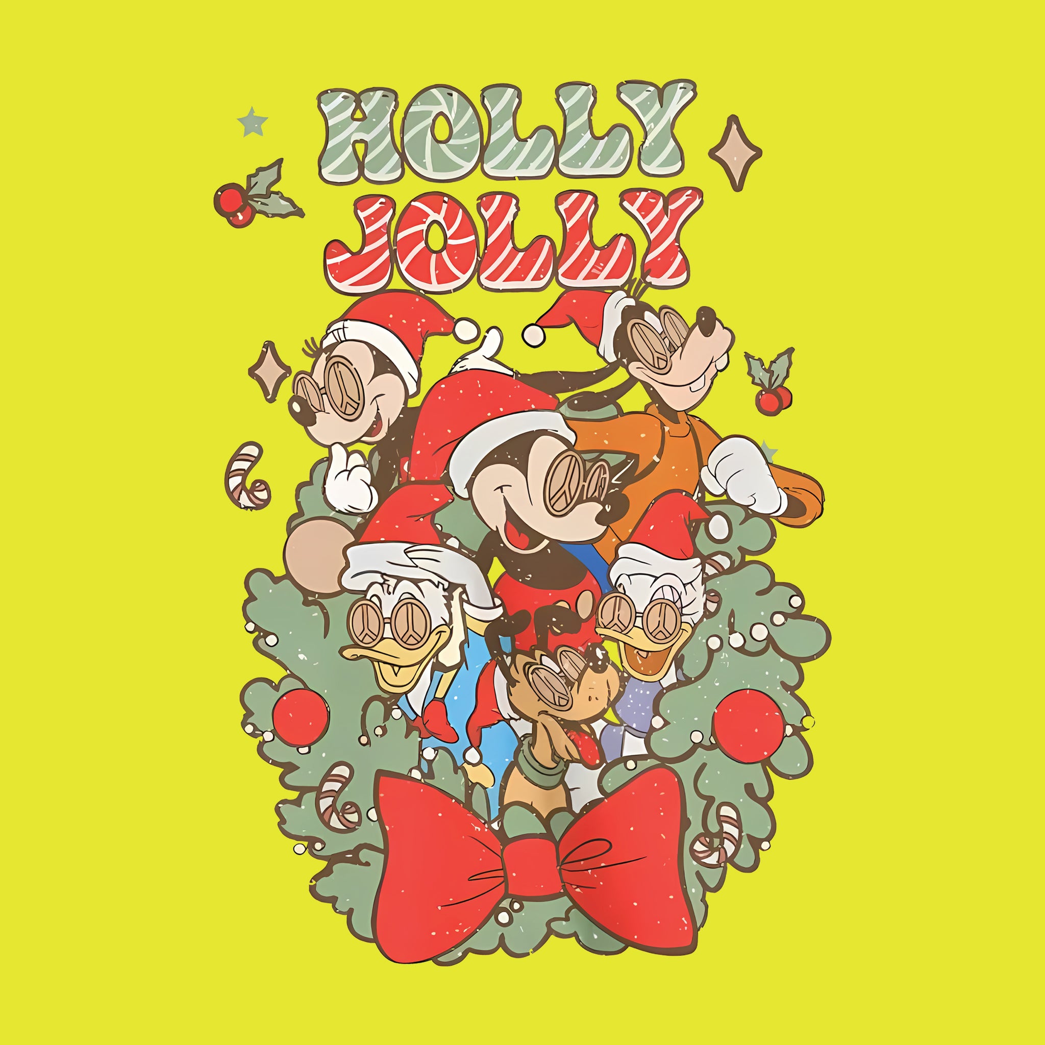 Holly Jolly Mickey Wreath