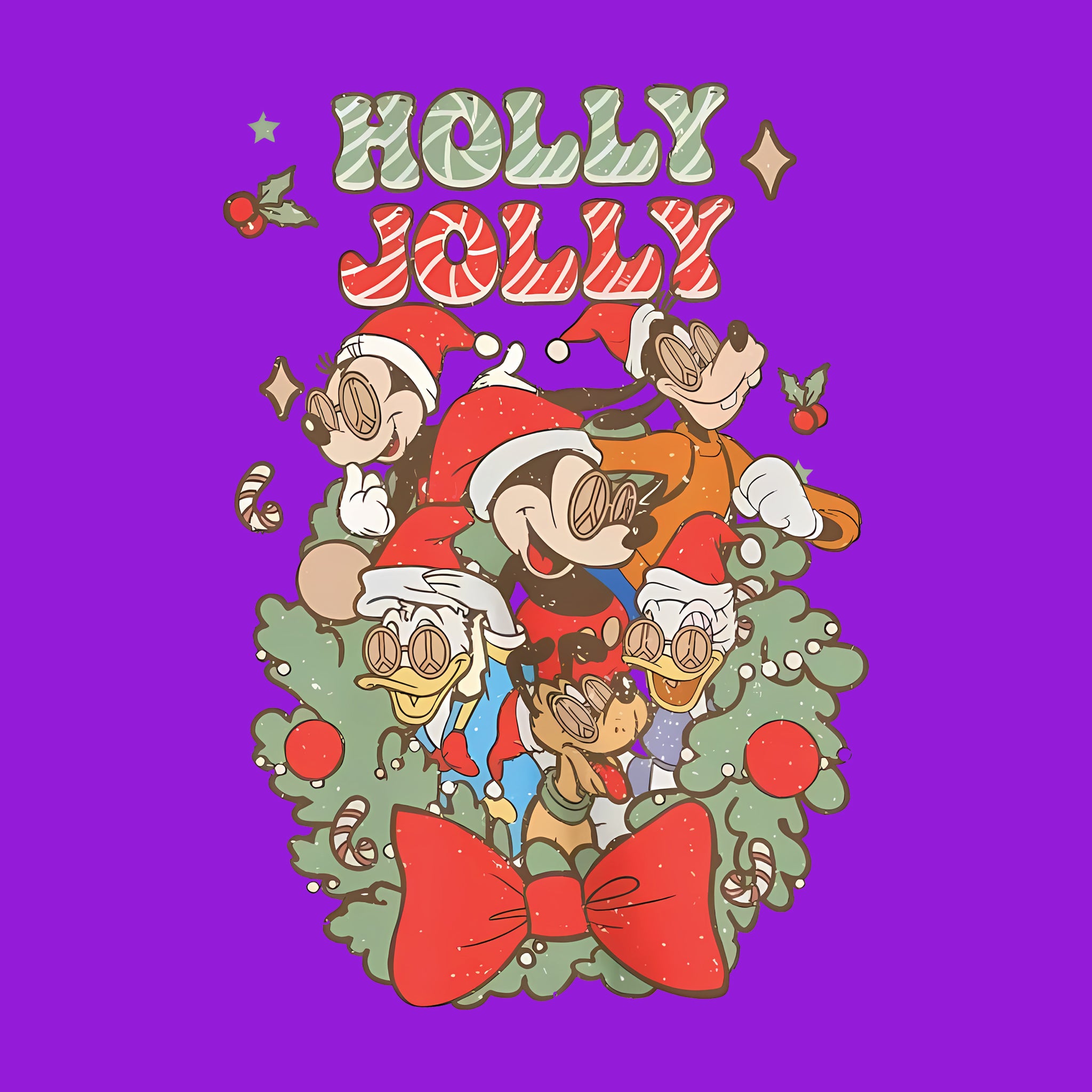Holly Jolly Mickey Wreath