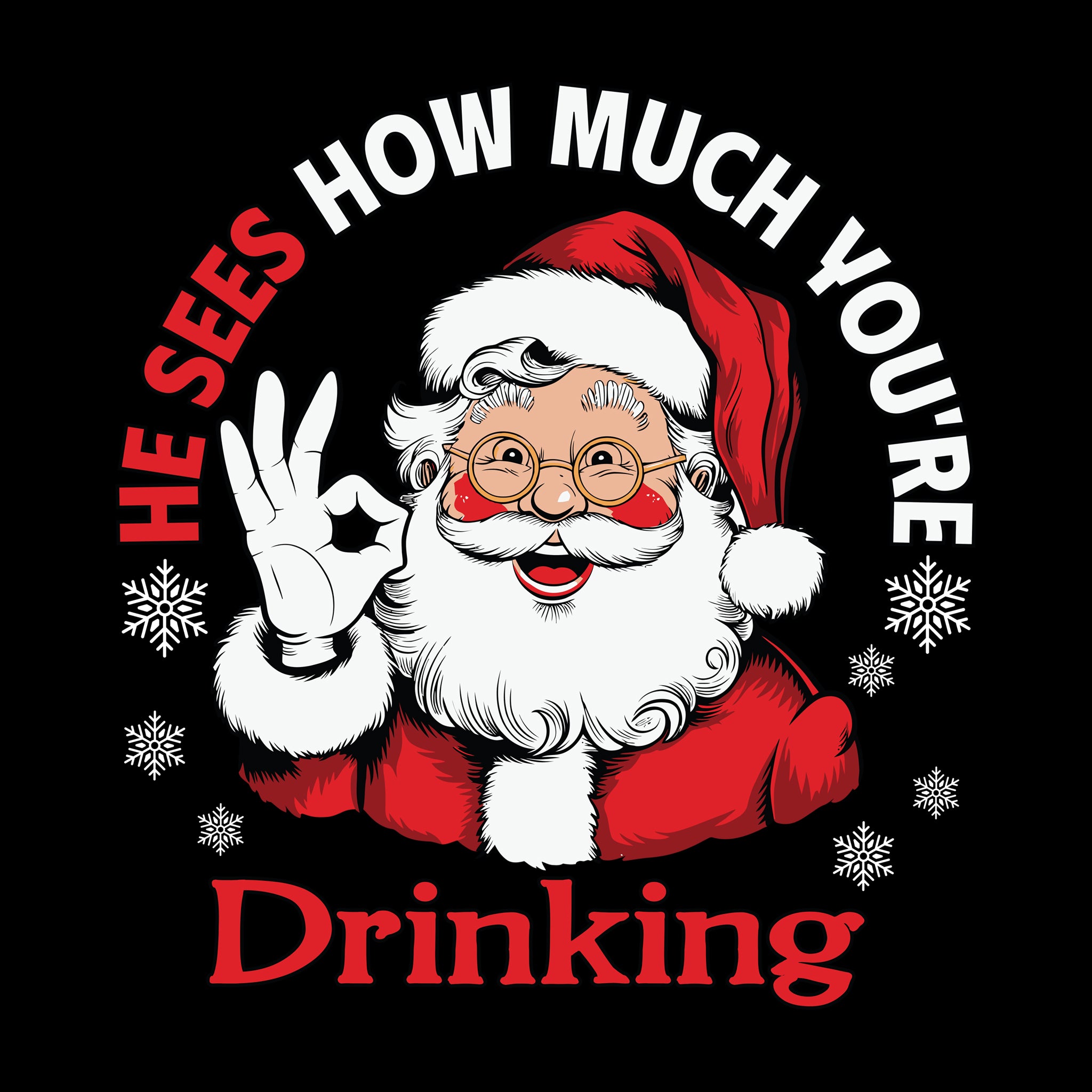 He Sees How Much You're Drinking