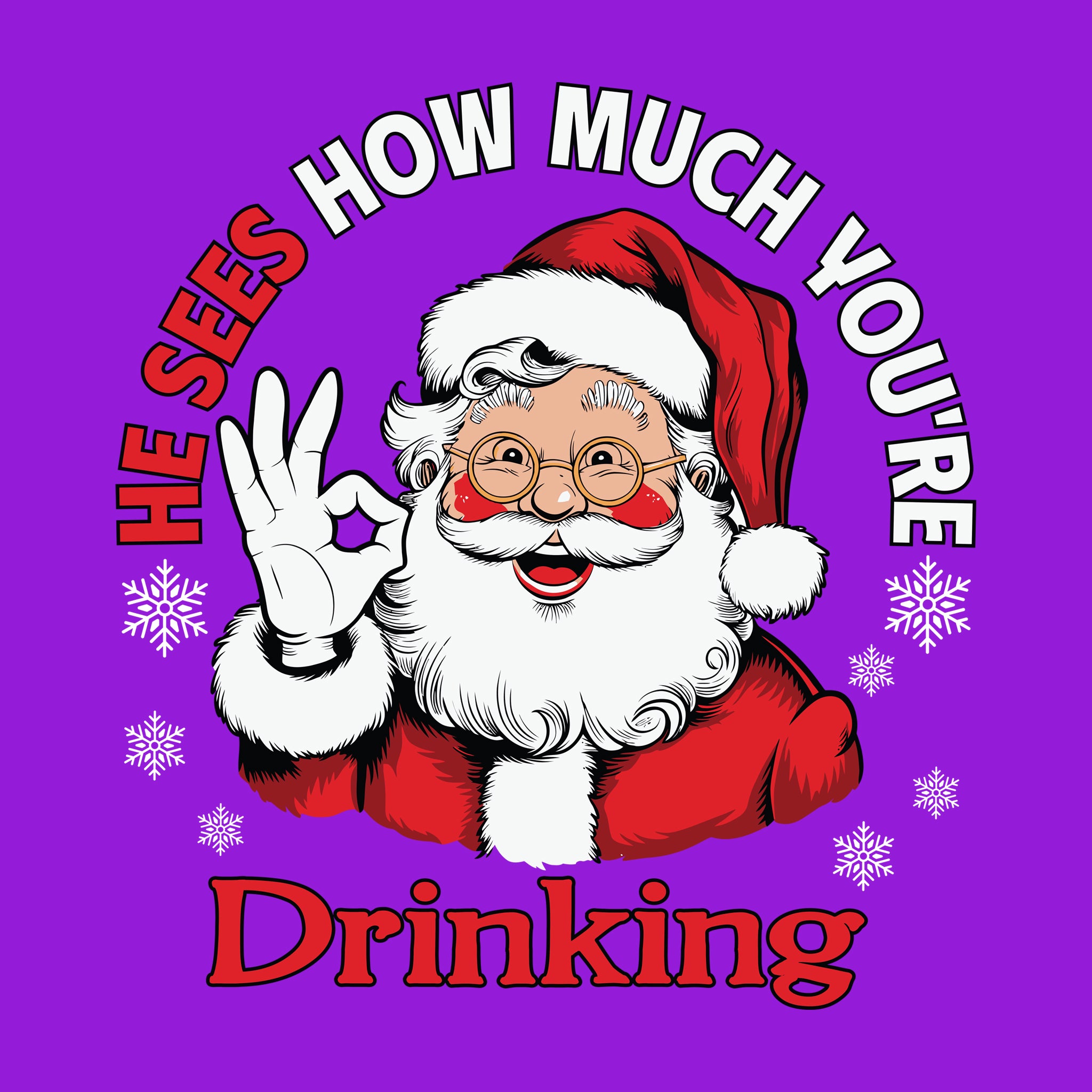He Sees How Much You're Drinking